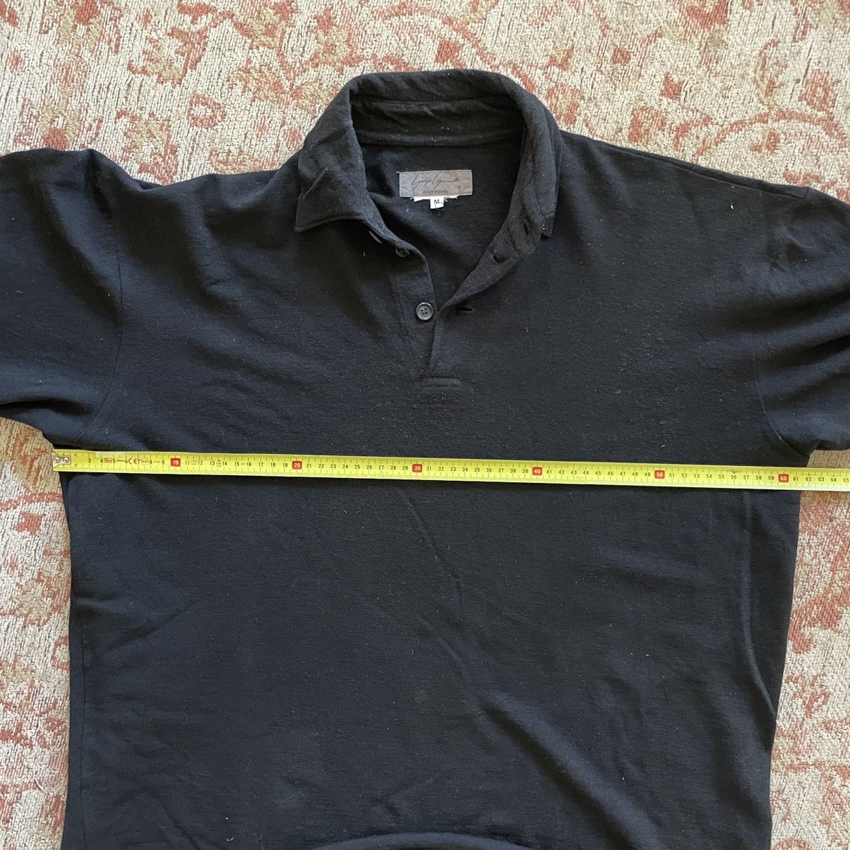 Yohji Yamamoto boiled wool longsleeve polo Size US M / EU 48-50 / 2 - 7 Thumbnail