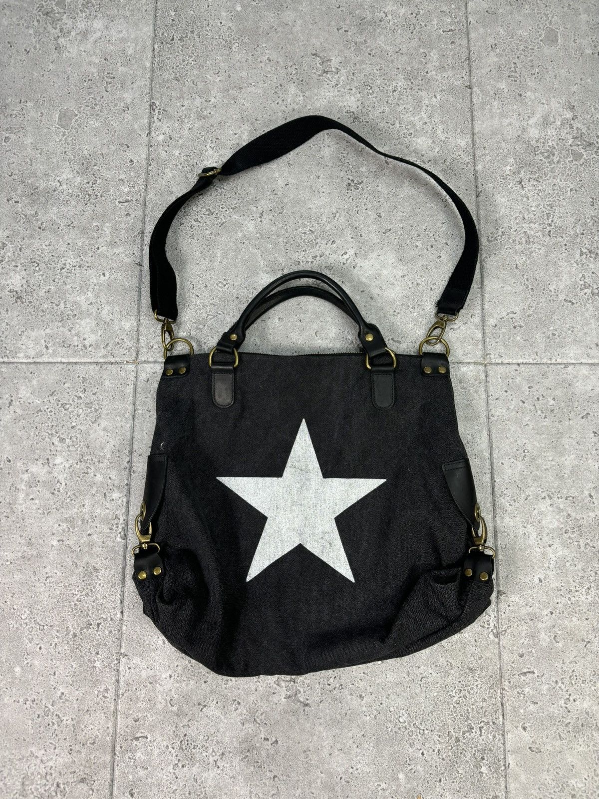 Archive 2000s Y2k Diesel Toto Bag Black