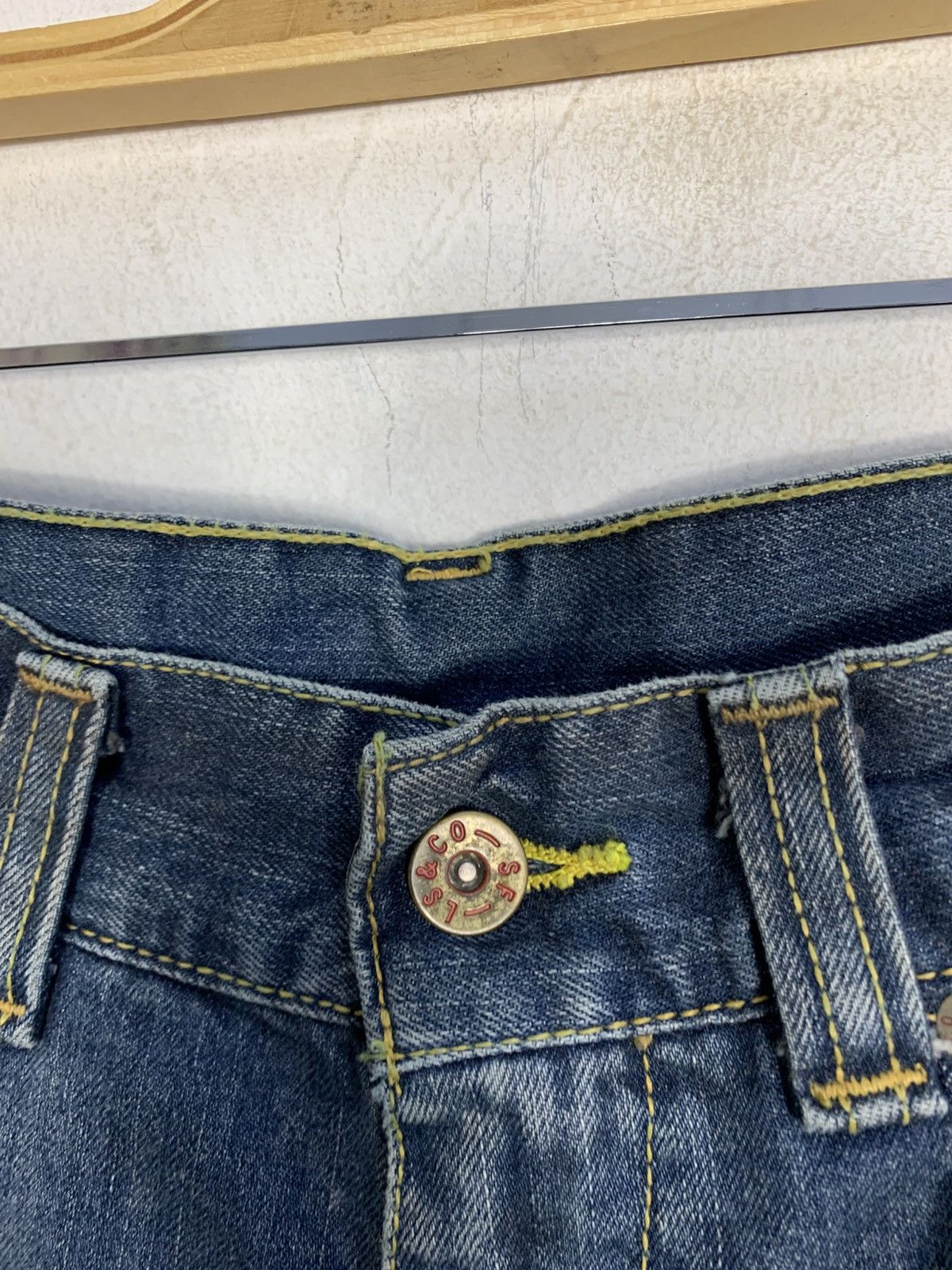 Levi's Rare Levis Europe 102 Uomo Twisted Denim Baggy Knee Padded Size US 30 / EU 46 - 5 Thumbnail
