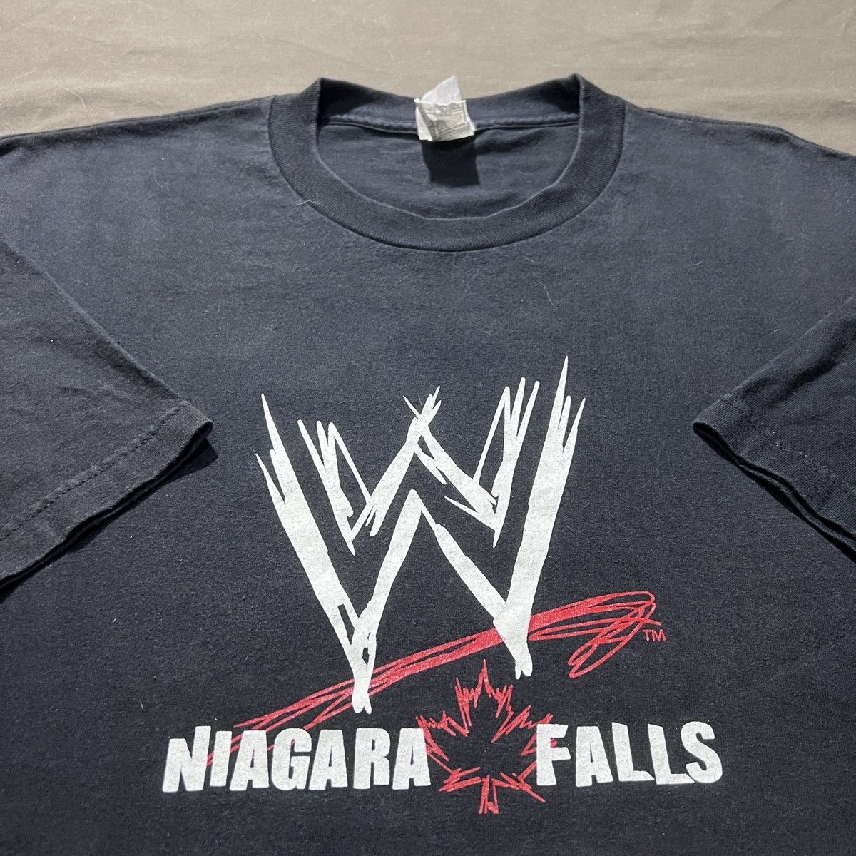 WWE Vintage Y2K WWE Niagara Falls Logo Wrestling Promo Tee XL Size US XL / EU 56 / 4 - 1 Thumbnail