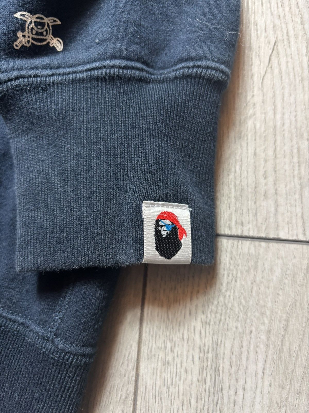 Bape Bape baby milo pirate store monogram zip hoodie Size US S / EU 44-46 / 1 - 8 Thumbnail