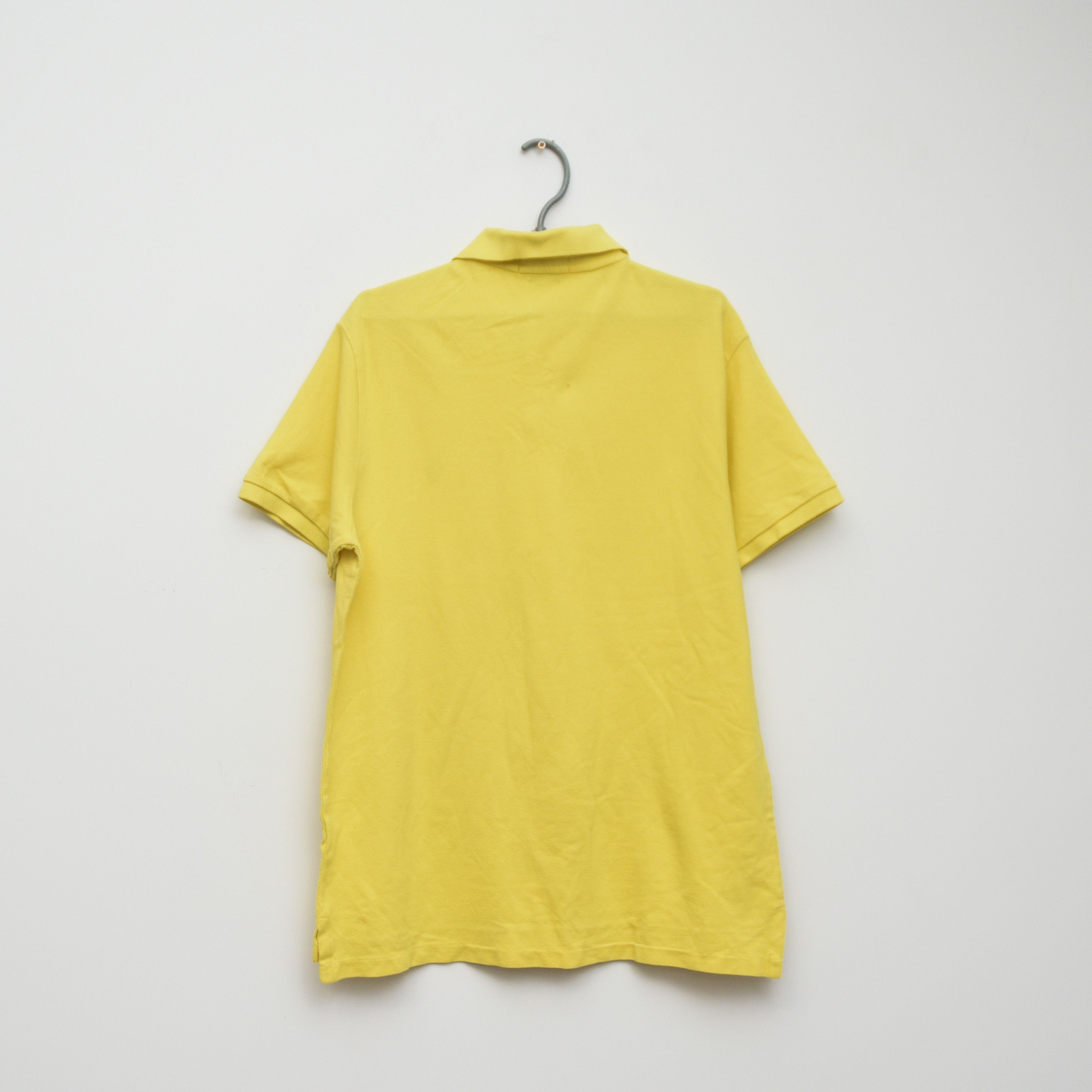 Polo Ralph Lauren Polo Ralph Lauren Slim Fit Mesh Polo Shirt Yellow Size L Size US L / EU 52-54 / 3 - 5 Thumbnail