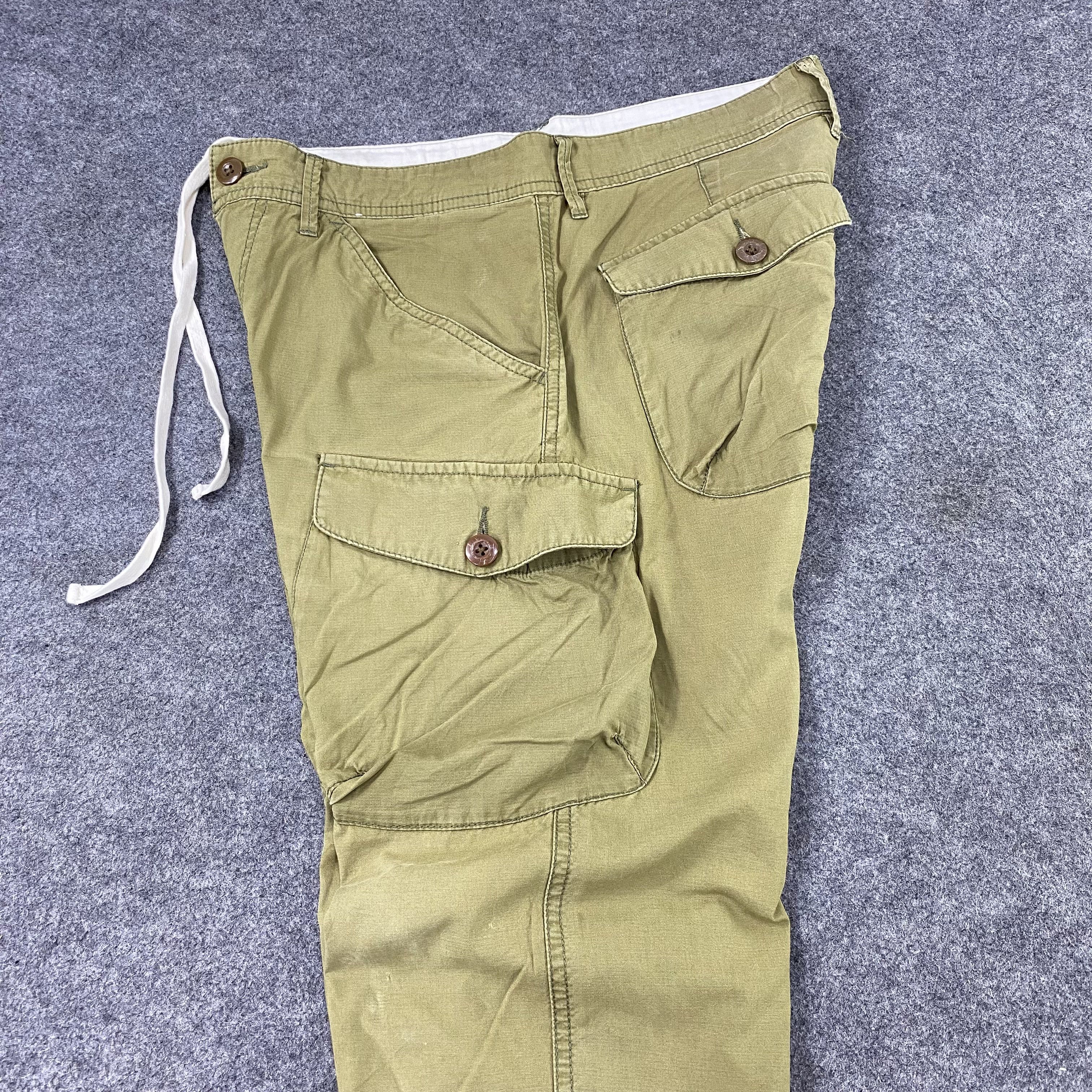 Japanese Brand Back Number Distressed Cargo Short Pant-C052 Size US 32 / EU 48 - 6 Thumbnail