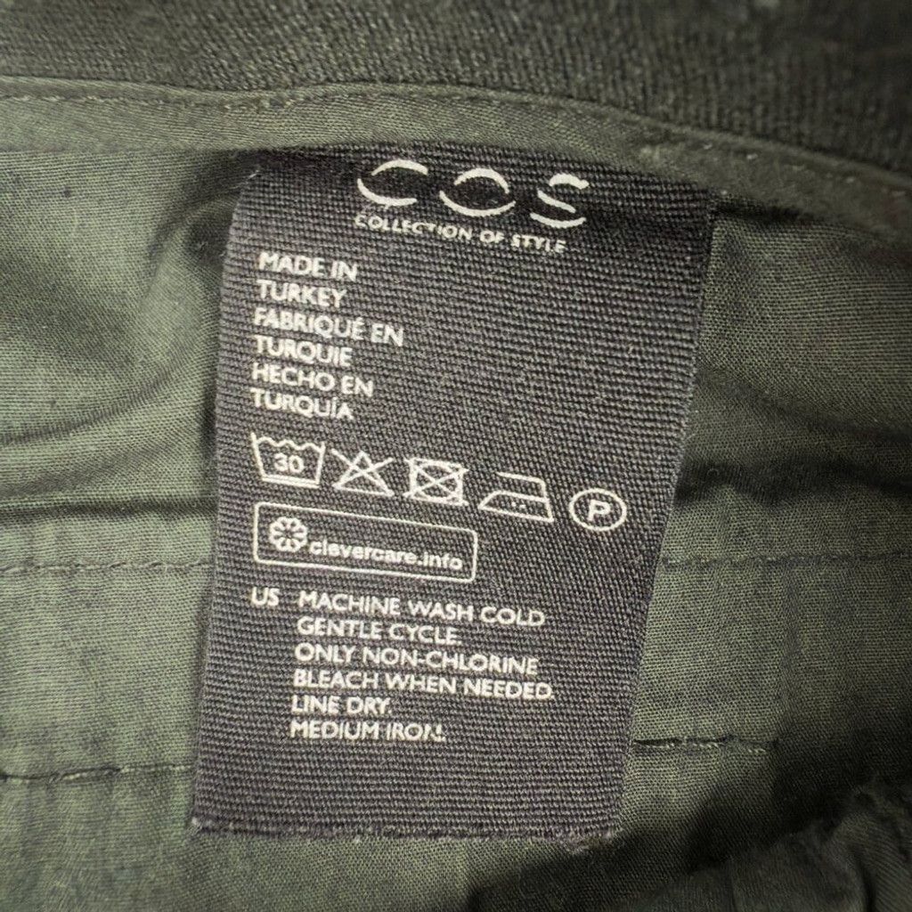 Cos COS Green Ponte Rayon Slim Leg Ankle Zip Pants Size 36R Size 26" / US 2 / IT 38 - 3 Thumbnail