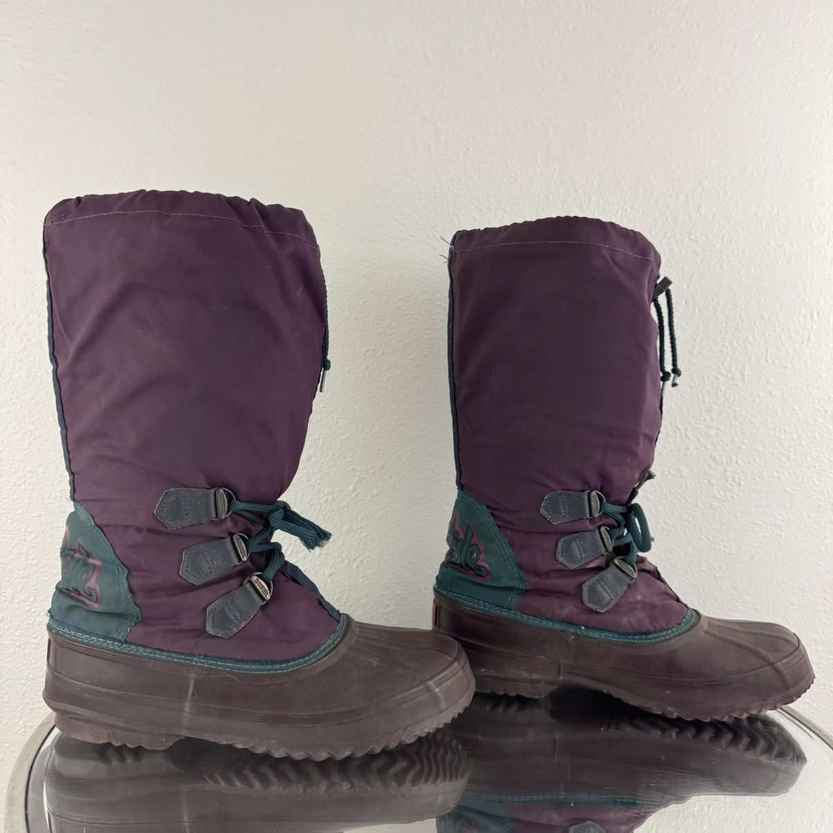 SOREL SOREL Vintage Purple Teal Freestyle Retro Kaufman Snow Boots Size US 9 / IT 39 - 2 Thumbnail