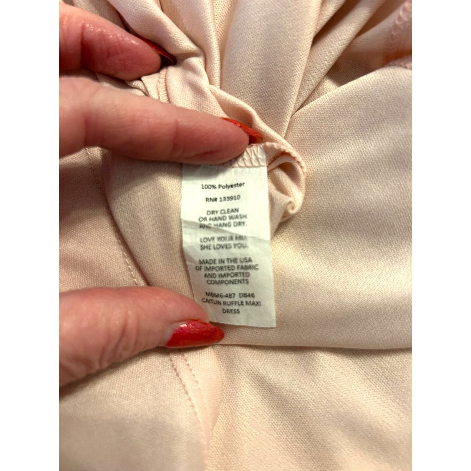 Show Me Your MuMu Show Me Your Mumu Blush Caitlyn Ruffle Dress - Size Small Size S / US 4 / IT 40 - 10 Thumbnail