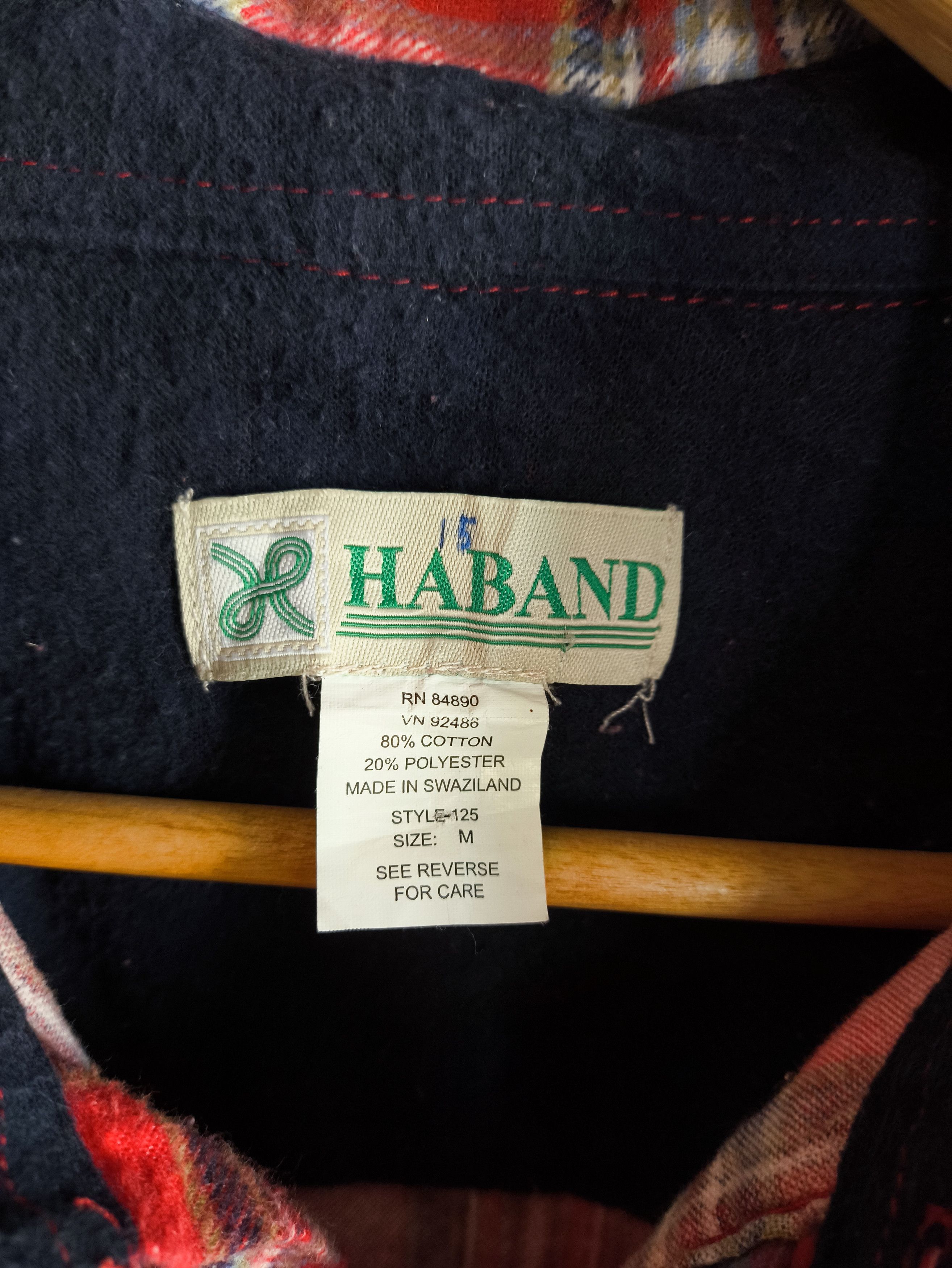 Haband vintage Haband flannel shirt made in swaziland Size US L / EU 52-54 / 3 - 4 Thumbnail