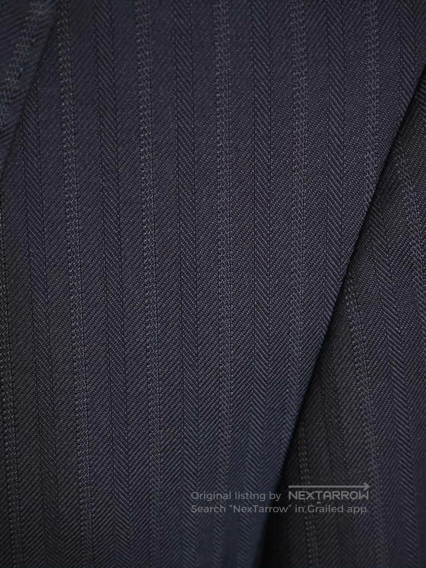 Japanese Brand Custom Italian Wool Suit in Navy. Size US M / EU 48-50 / 2 - 9 Thumbnail