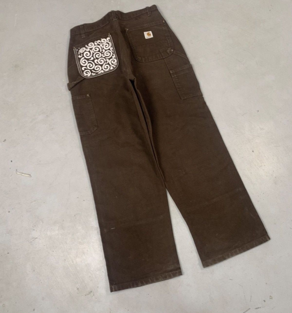 Carhartt Vintage 1of1 custom block print carhartt double knee Size US 32 / EU 48 - 2 Thumbnail