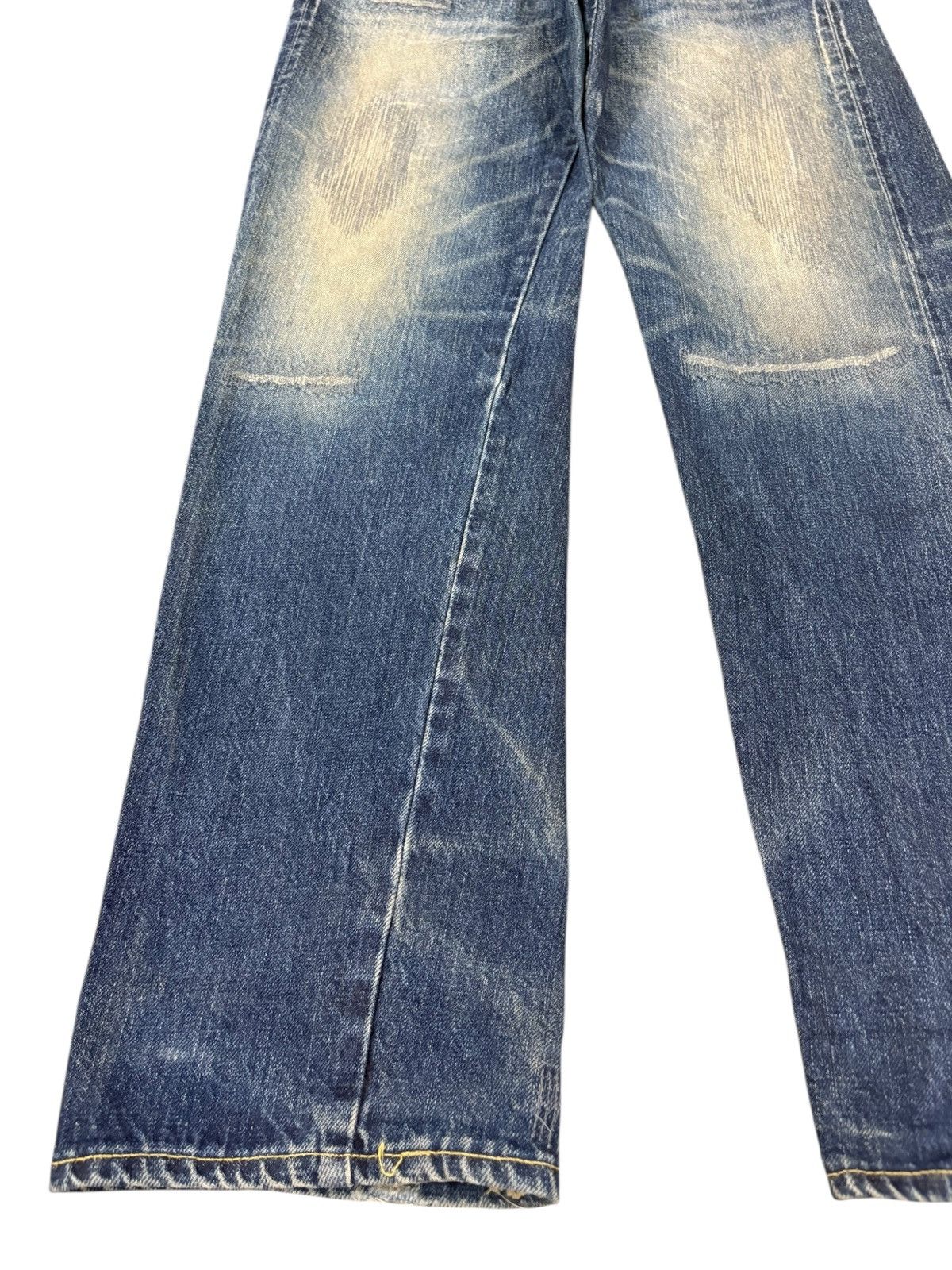 Japanese Brand Vintage Japanese Brand Tilt Mud Wash Baggy Selvedge Jeans Size US 32 / EU 48 - 7 Thumbnail