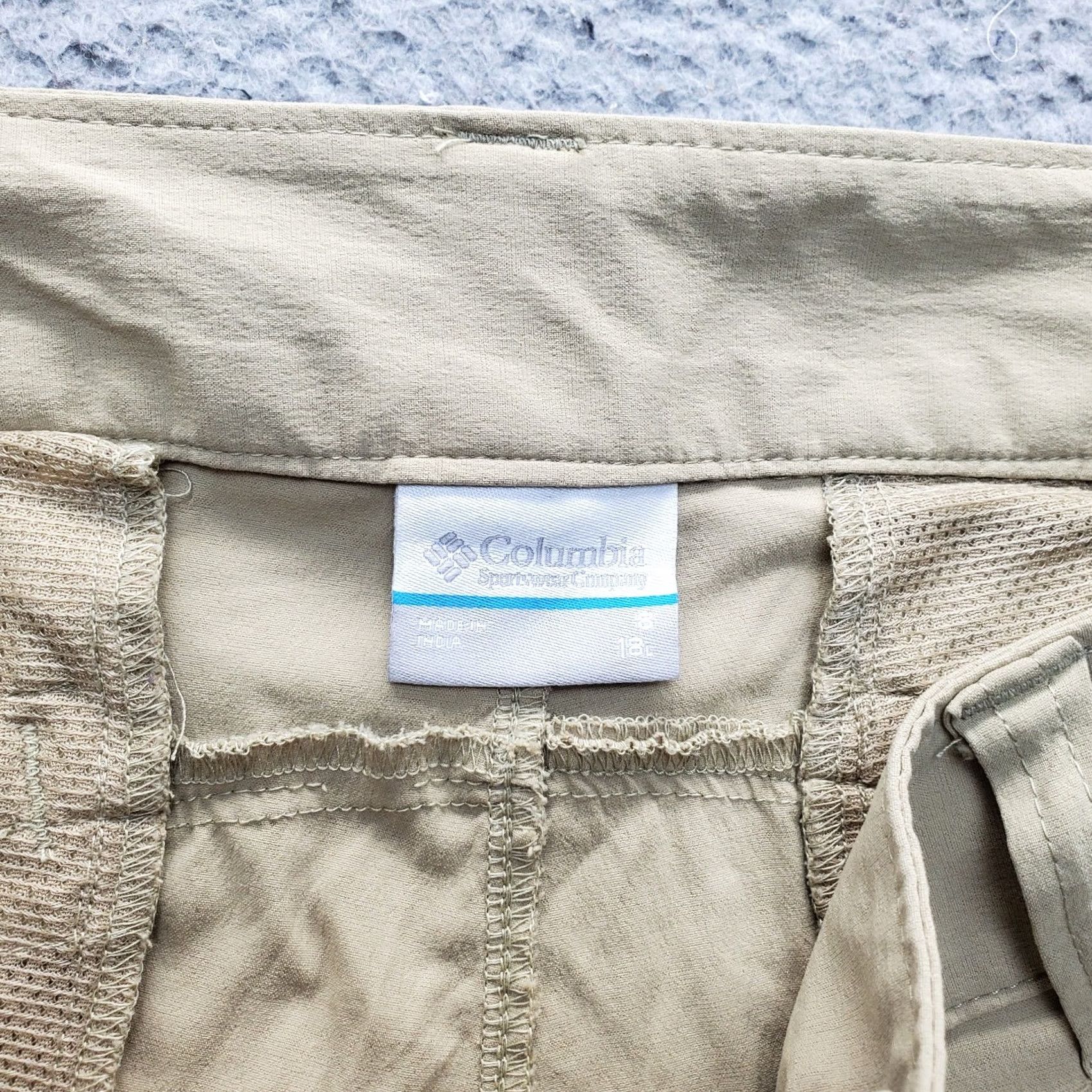 Vintage Columbia Capri Pants Womens Size 8 Brown Thermal Lined Outdoor Hiking 2-Button Fly Shirt Size 30" / US 8 / IT 44 - 7 Thumbnail