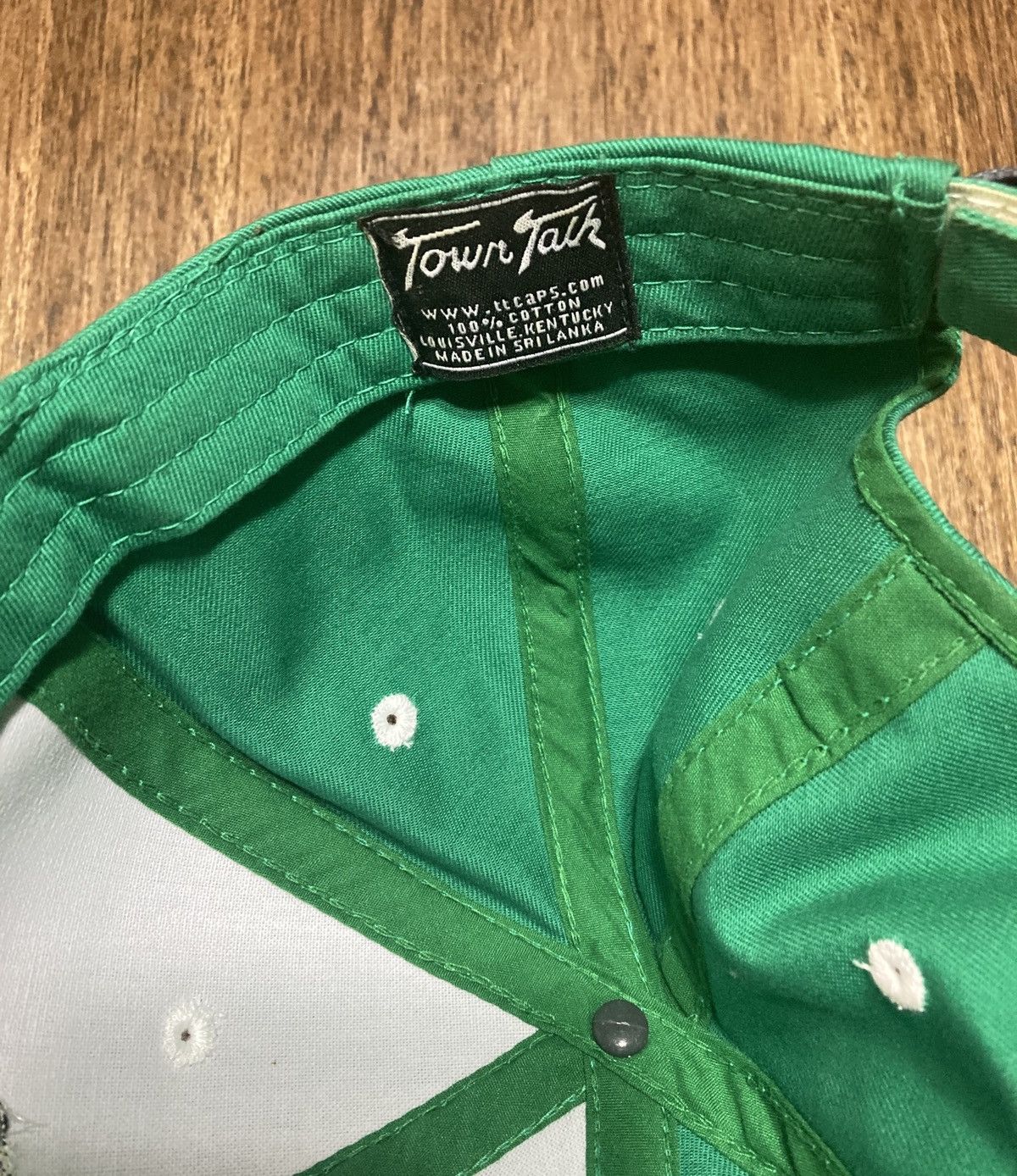 Vintage Date Palm C.C Golf Baseball Hat By Town Talk Green Adult Size ONE SIZE - 6 Thumbnail