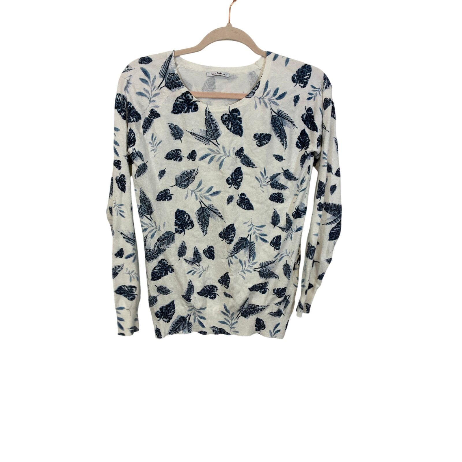 Other Vila Milano Novelty Wool Blend Sweater Leaf Women's Knit Size M / US 6-8 / IT 42-44 - 1 Thumbnail