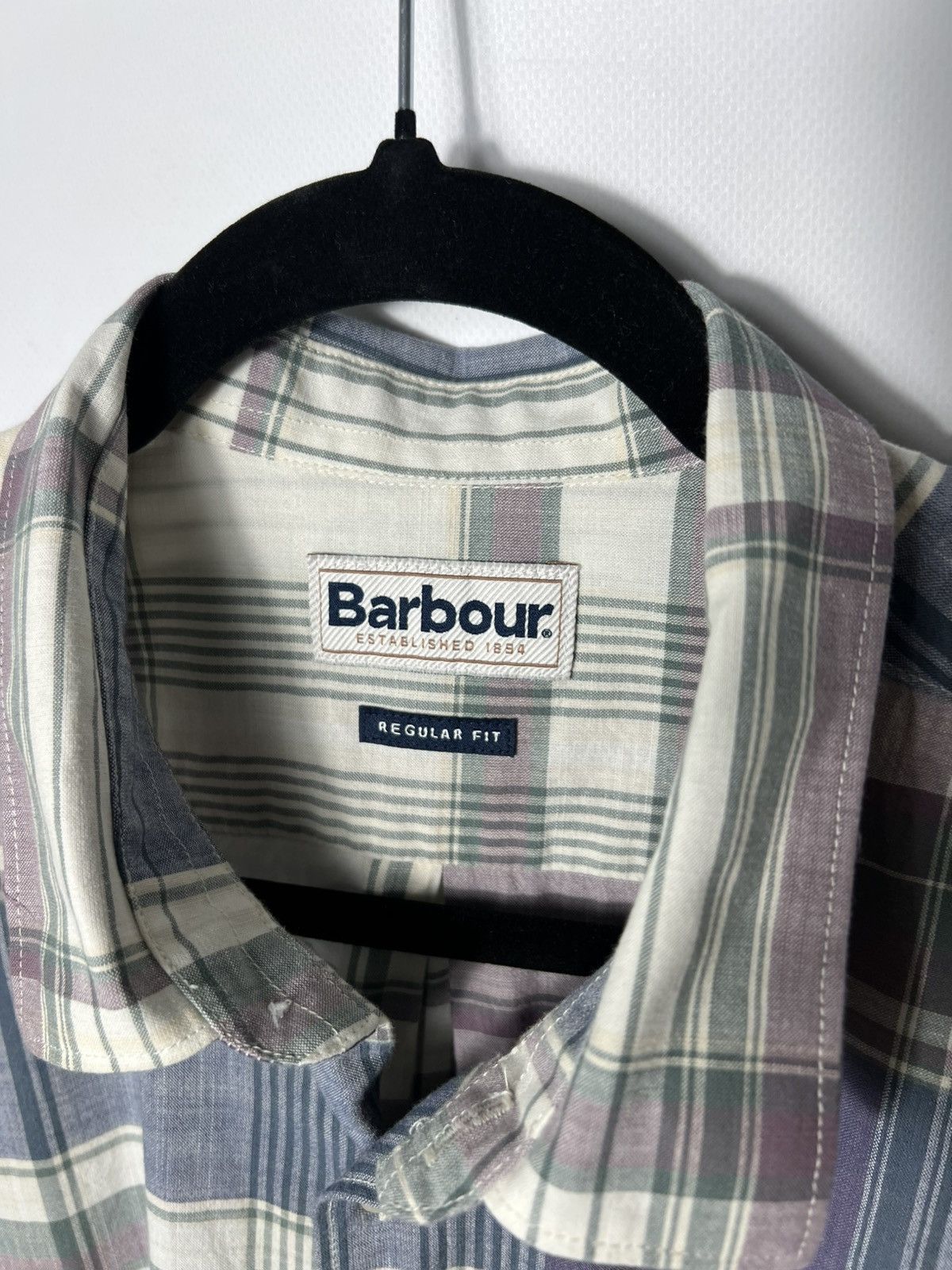 Barbour Vintage streetwear Barbour Swinton Regular Fit Button Shirt Size US L / EU 52-54 / 3 - 7 Thumbnail
