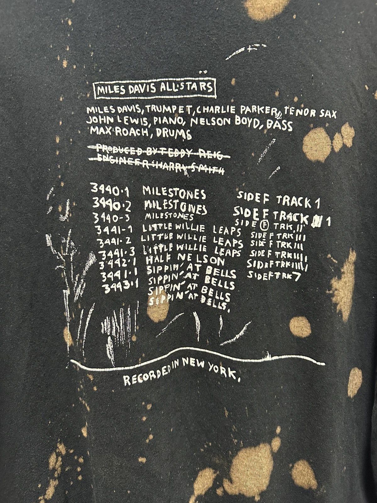 Jean-Michel Basquiat Jean Michel Basquiat Miles Davis All Star Hoodies Acid Wash Size US L / EU 52-54 / 3 - 9 Thumbnail
