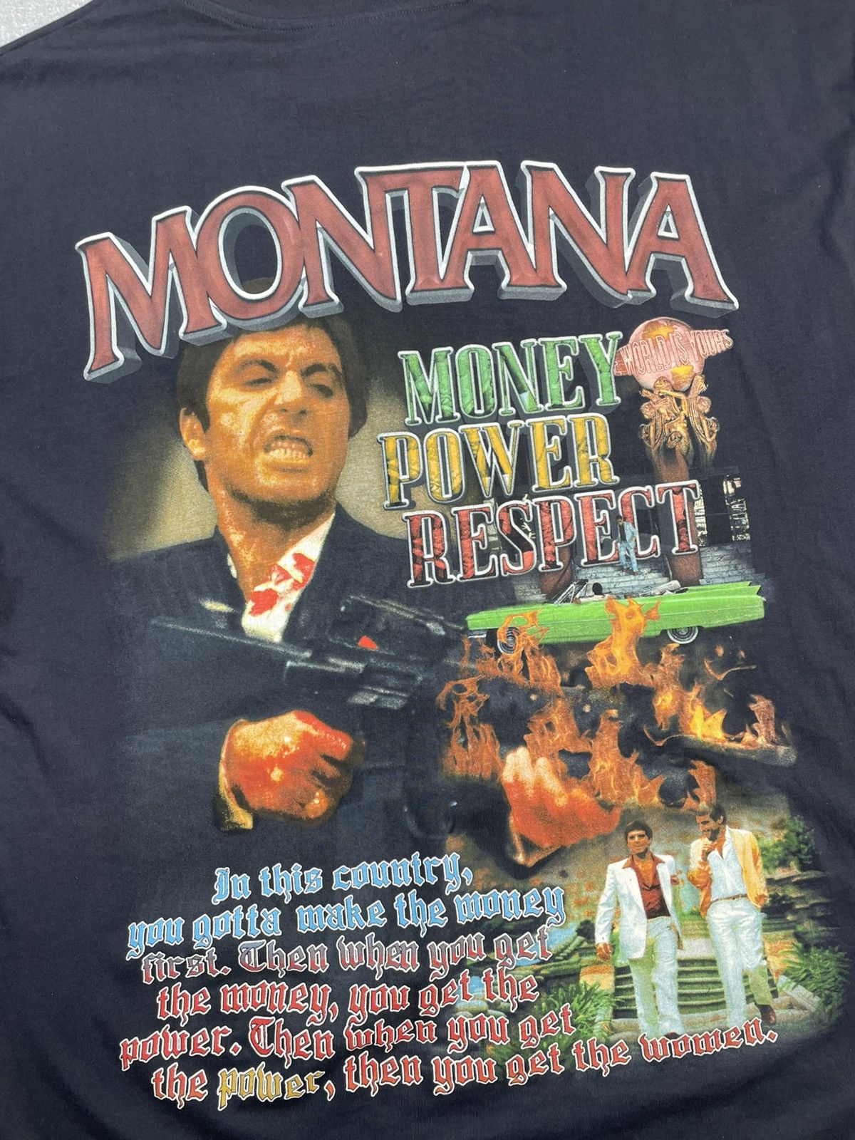 Marino Morwood × Rap Tees Marino Morwood Scarface Tony Montana T-shirt Size US XXL / EU 58 / 5 - 4 Thumbnail