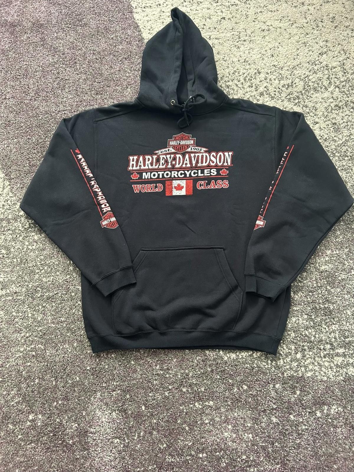 Harley Davidson Vintage Harley-Davidson “World Class” Canada Hoodie Size US L / EU 52-54 / 3 - 1 Thumbnail