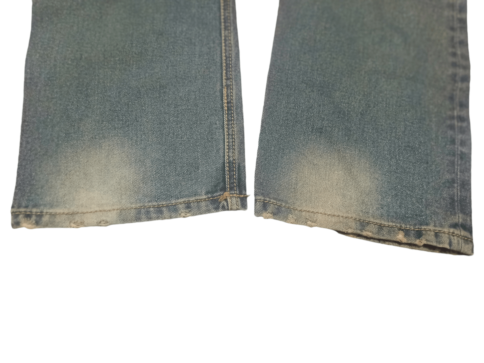 Body Glove × Japanese Brand Body glove distressed thrashed flare jeans patches patchwork Size US 31 - 13 Thumbnail