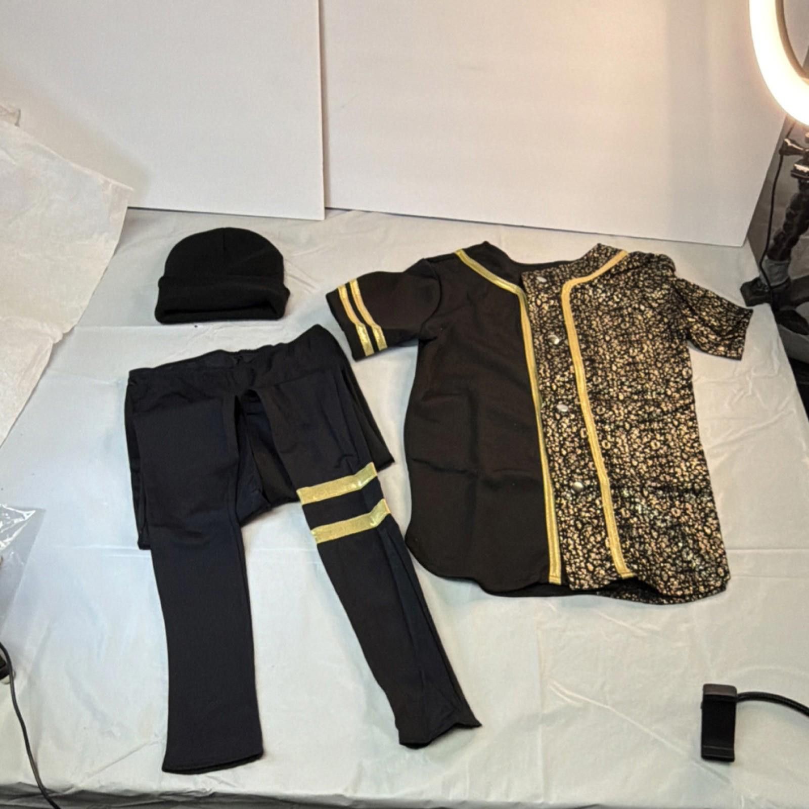 Stuart Weitzman Showtime Don't Kill My Vibe Dancewear Outfit Top Pants Hat Size ONE SIZE - 1 Thumbnail