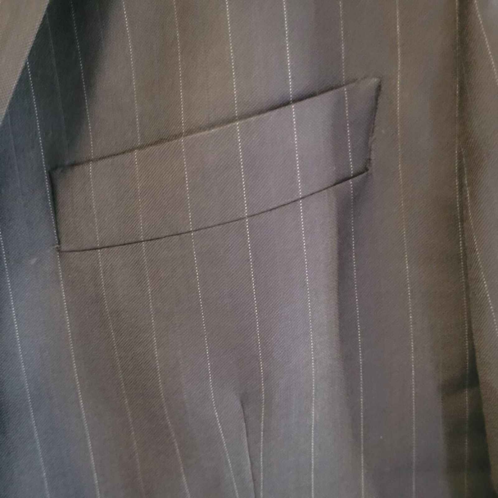 Brooks Brothers Brooks Brothers 1818 Pinstripe Suit Jacket 44R Made in Italy Size 44R - 4 Thumbnail