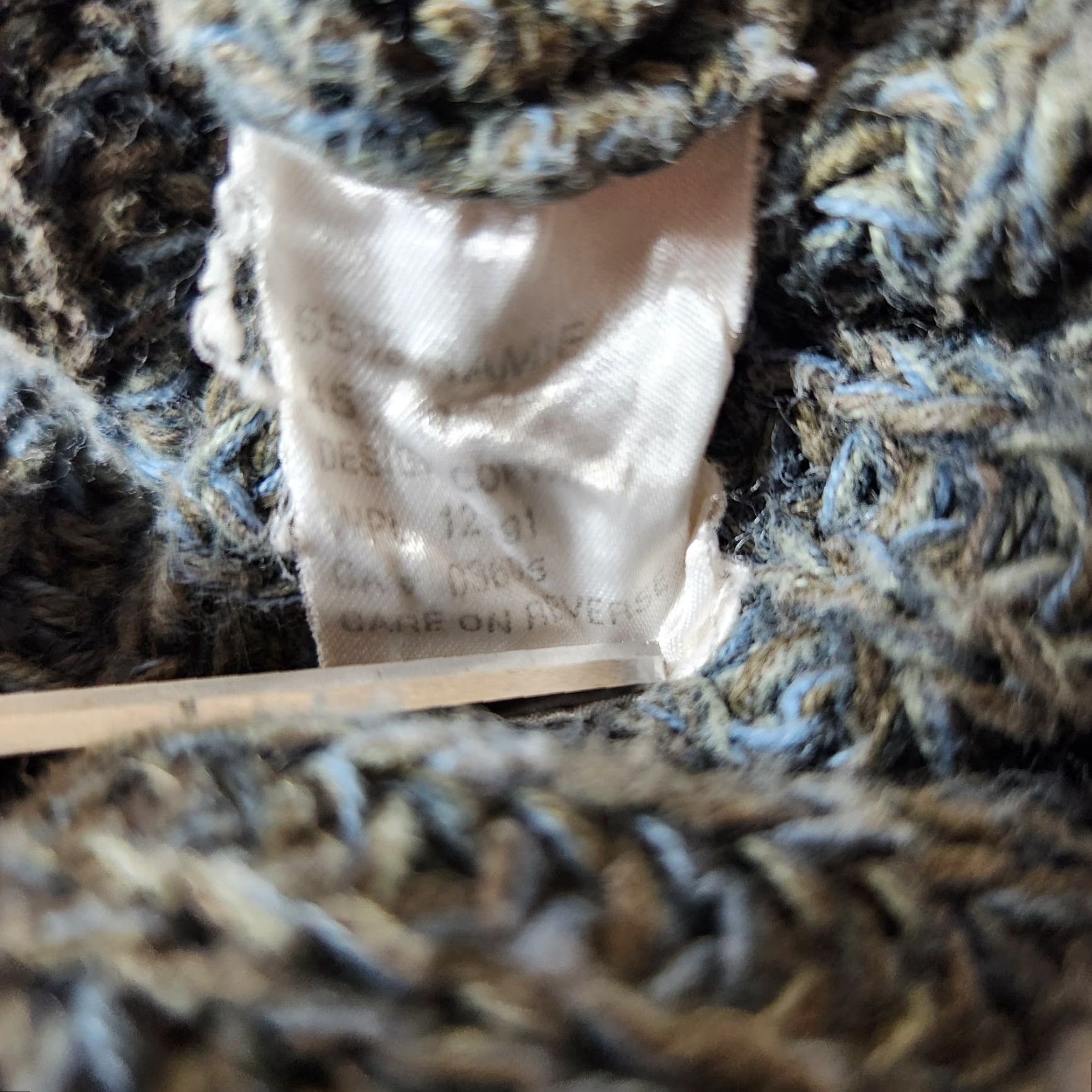 Vintage VINTAGE Northern Isles Raglan Sleeve Crewneck Marled Chunky Knit Sweater - Size M - Women Size M / US 6-8 / IT 42-44 - 6 Thumbnail