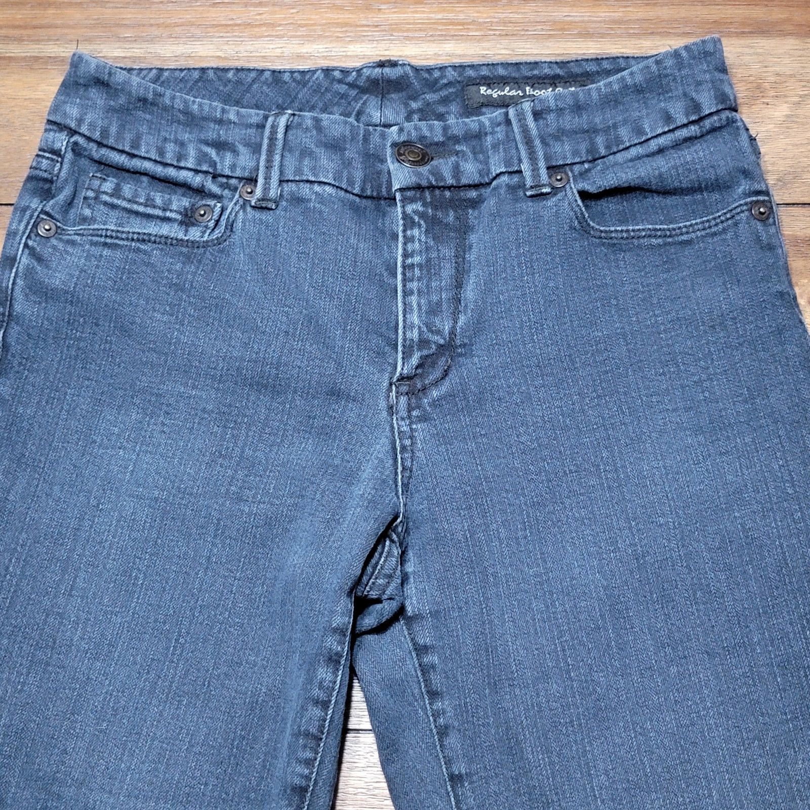 Seven 7 Seven7 Dark Blue Regular Boot Cut Jeans - Size 6 Size 28" / US 6 / IT 42 - 2 Thumbnail