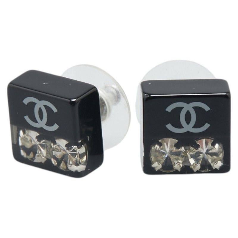 Chanel Chanel Coco Mark Earrings Plastic Earrings DUTY FREE for USA