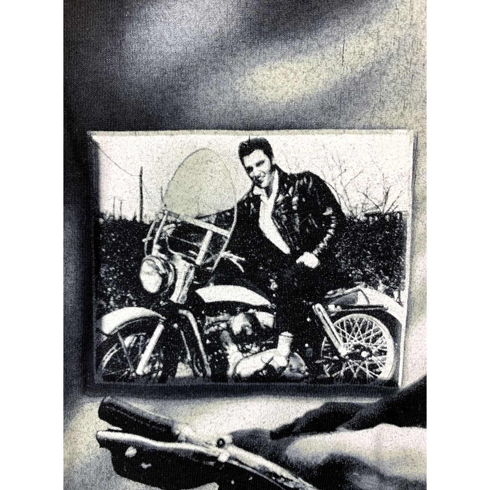 Vintage Elvis Presley Shirt XL Black Elvis Presley Print Alstyle Apparel & Activewear Short Sleeve Men Shirt Only Size US XL / EU 56 / 4 - 3 Thumbnail