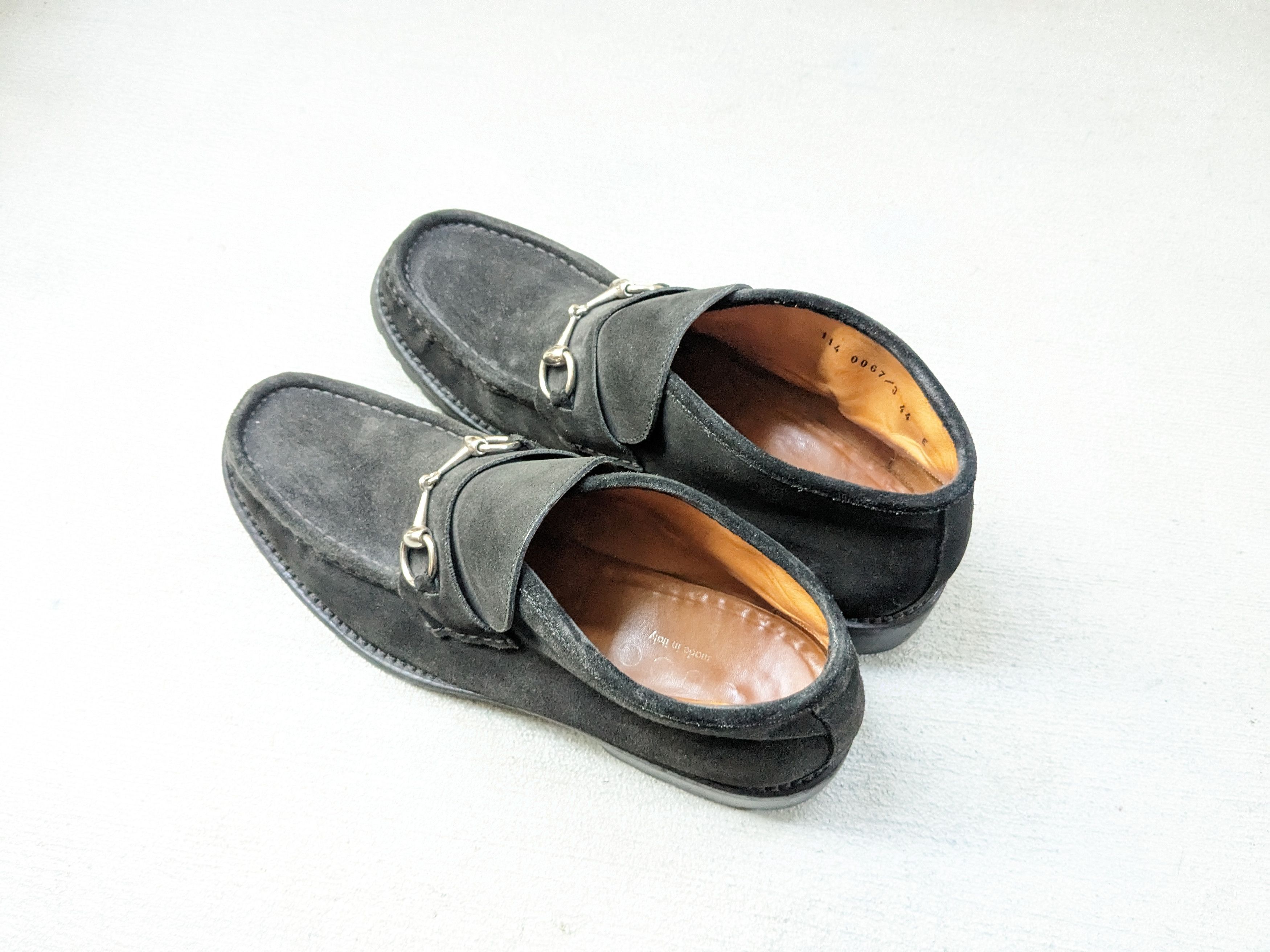 Gucci Gucci Horsebit Loafers Black Suede Size 10.5 Italy Slip On Size US 10.5 / EU 43-44 - 15 Thumbnail
