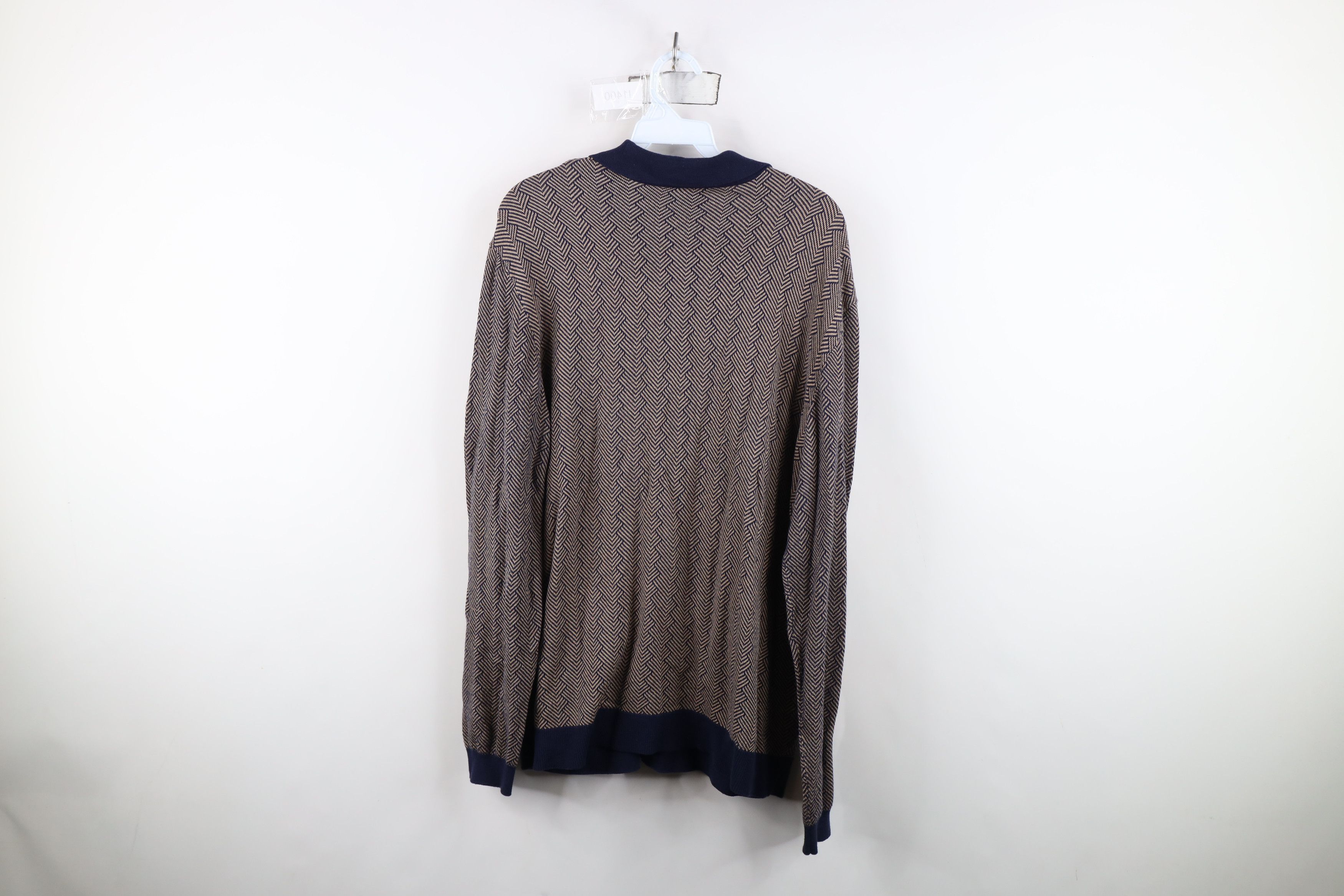 Vintage Vintage 90s Streetwear Lightweight Collared Pullover Sweater Size US L / EU 52-54 / 3 - 9 Thumbnail