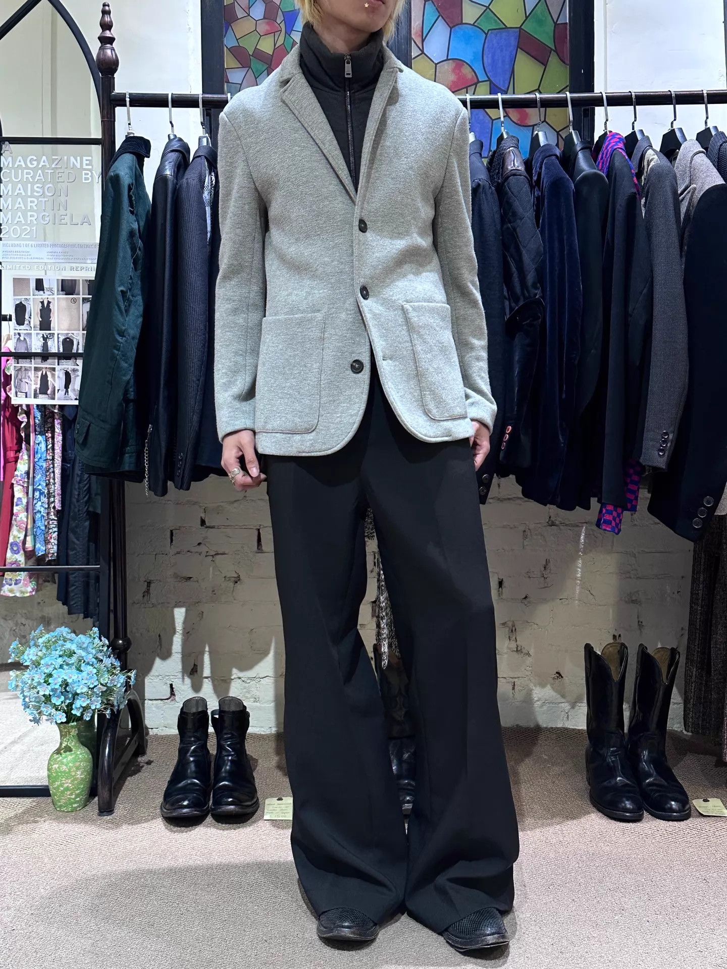 Jil Sander Jil Sander Raf Simons 11AW Wool-Cashmere Min Jacket 46 Size US S / EU 44-46 / 1 - 3 Thumbnail