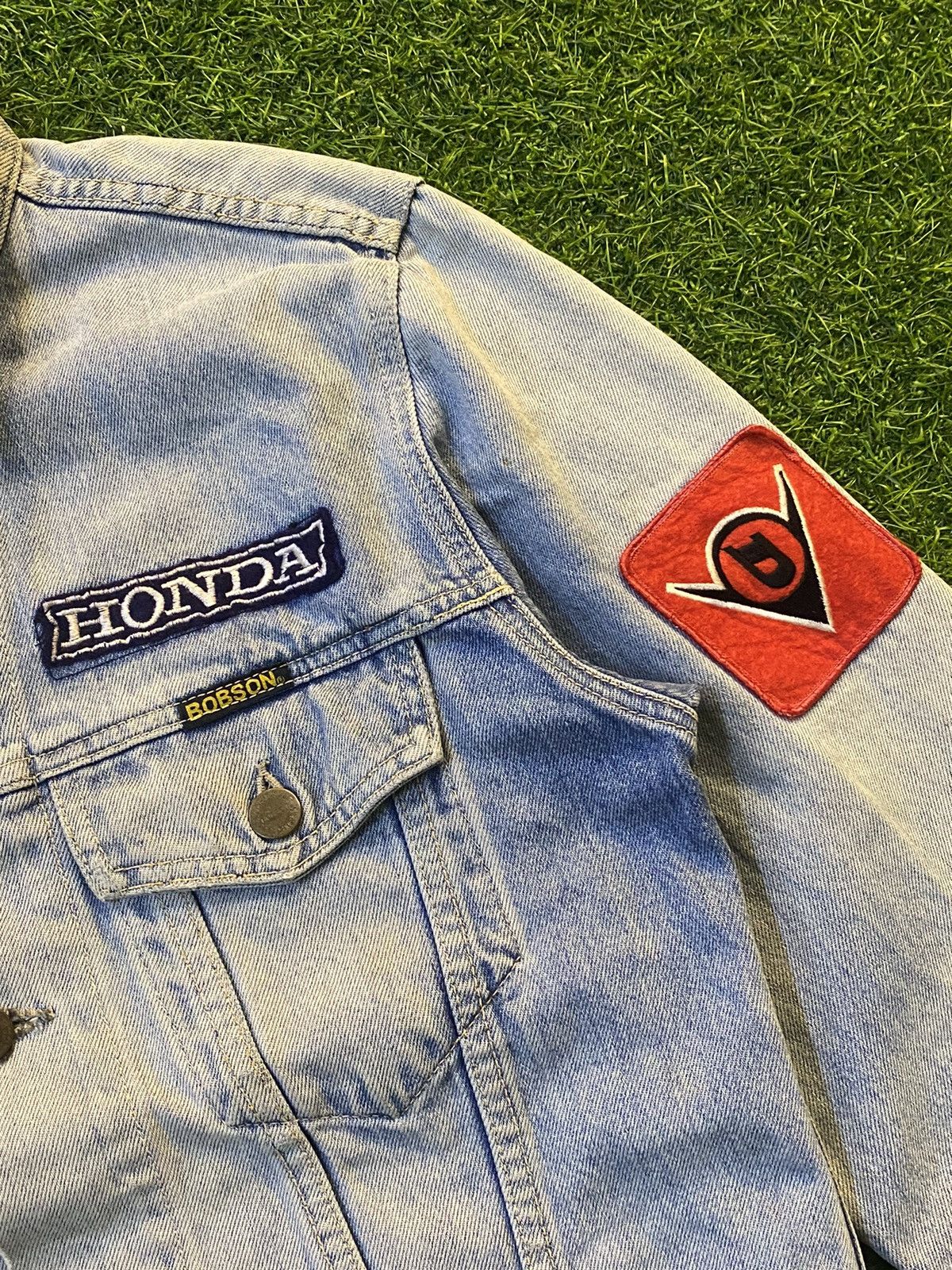 Honda × Vintage VINTAGE DISTRESSED BOBSON HONDA ADVAN JACKET CUSTOM PATCHES Size US S / EU 44-46 / 1 - 6 Thumbnail