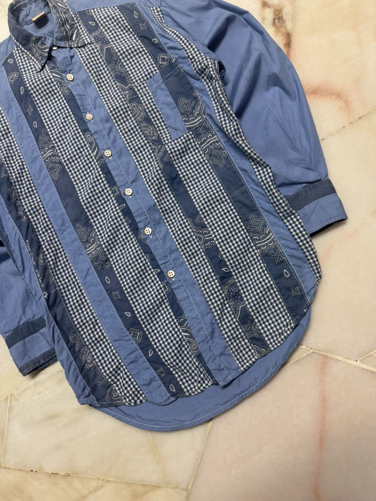 45rpm 45RPM STUDIO JAPAN PEISLEY PATHWORK SHIRT RARE STYLE Size US S / EU 44-46 / 1 - 4 Thumbnail