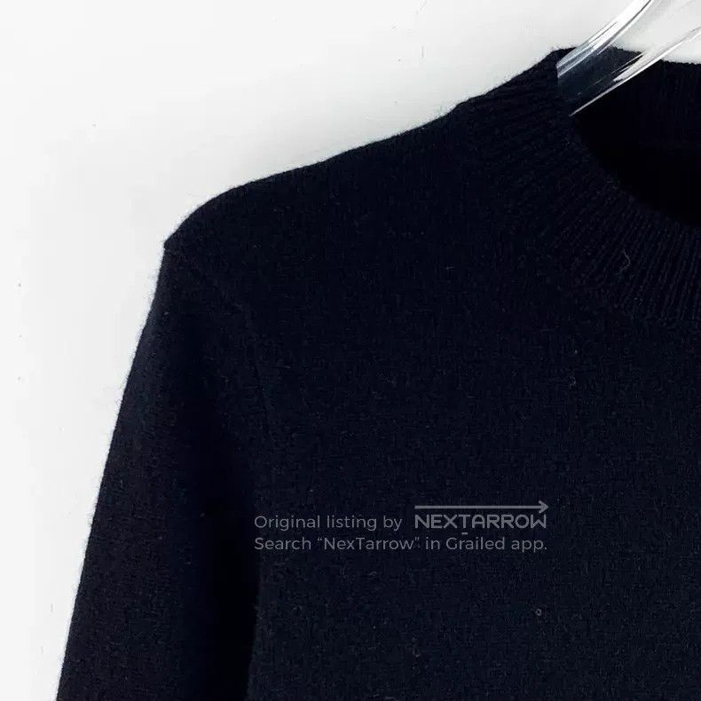 Chanel Chanel Black letter inlaid cashmere round neck single-brea Size XS / US 0-2 / IT 36-38 - 3 Thumbnail