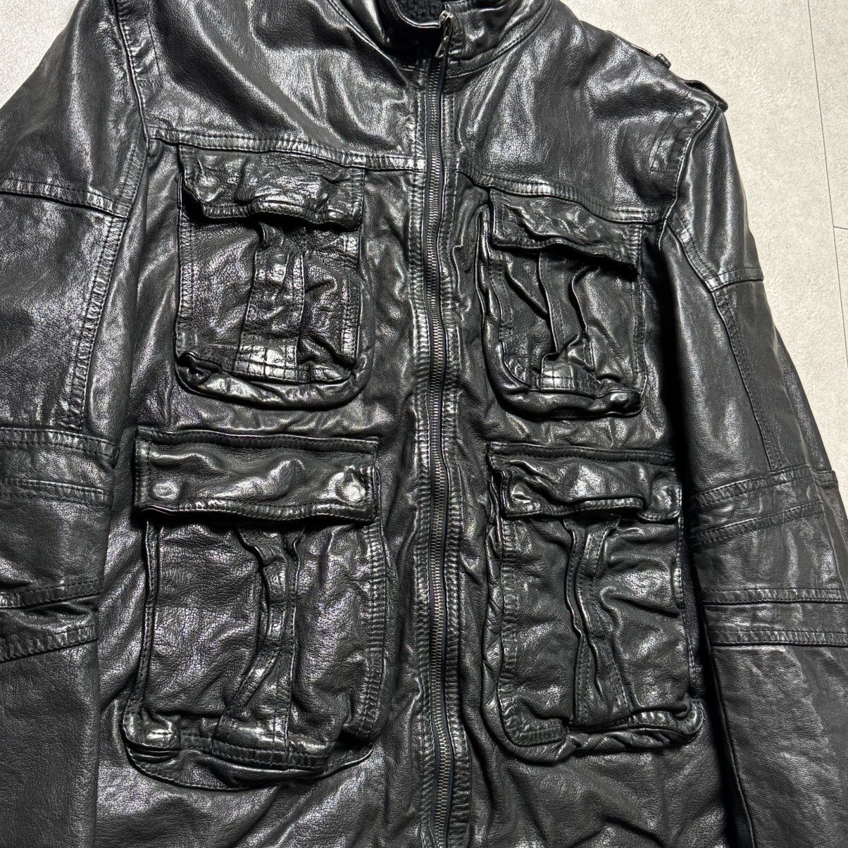 Neil Barrett Neil Barrett Shearling Fur Buffalo Leather Jacket Size US S / EU 44-46 / 1 - 4 Thumbnail