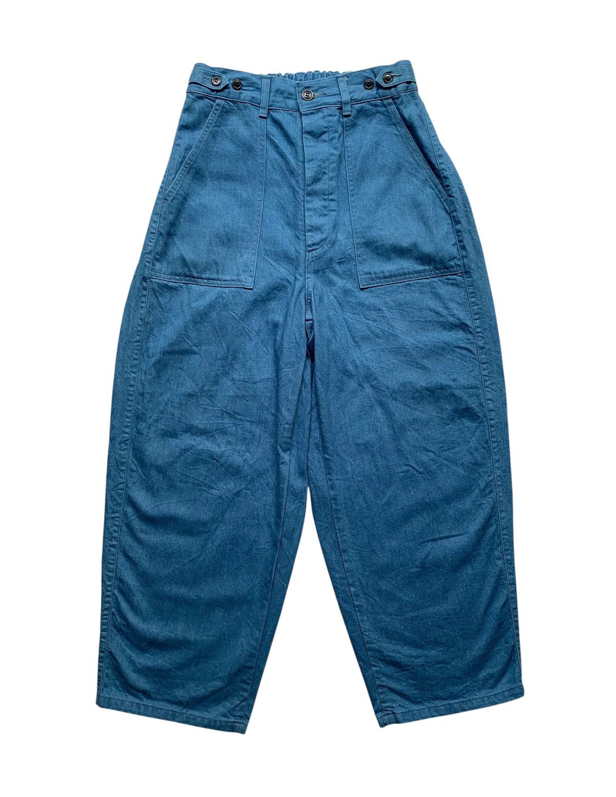Japanese Brand Ordinary fits fatigue pant adjustable elastic waistband Size US 30 / EU 46 - 1 Thumbnail