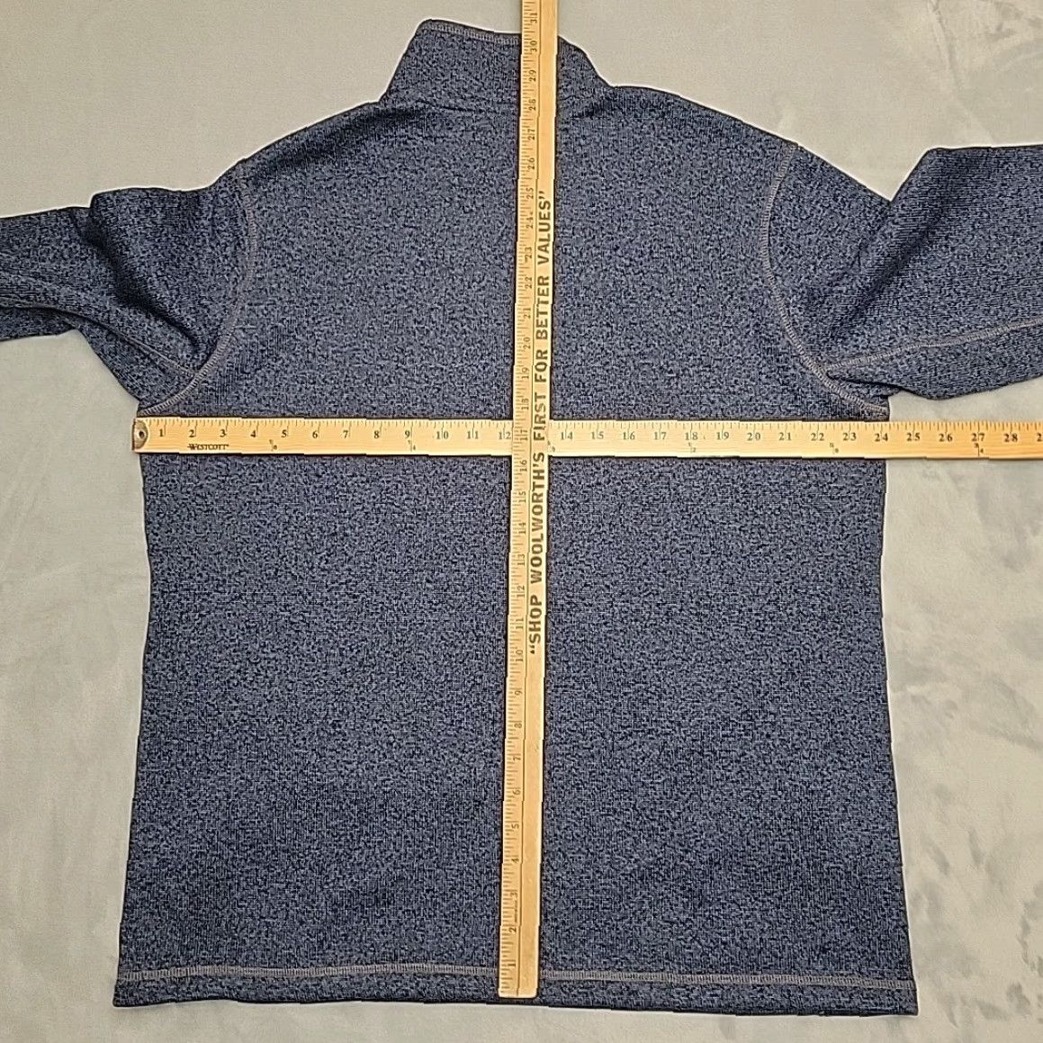 Eddie Bauer Eddie Bauer Sweater Mens XL Blue Quarter Snap T Fleece Pullover Outdoor Casual Size US XL / EU 56 / 4 - 7 Thumbnail