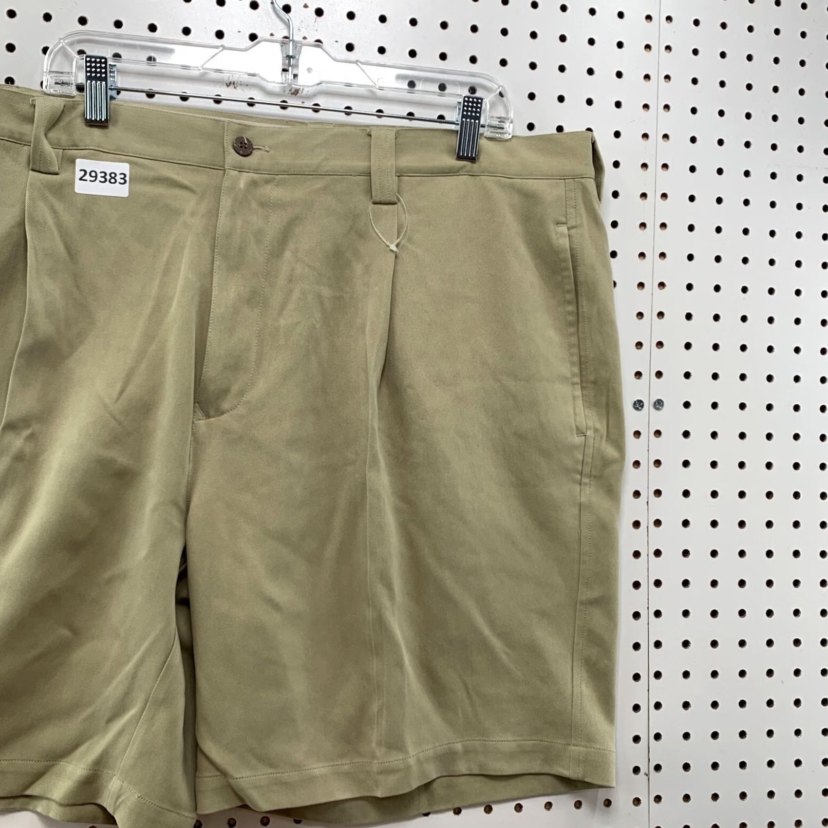 Tommy Bahama Tommy Bahama 100% Silk Chino Shorts Mens Size 41 Tan Casual Golf Size US 41 - 4 Thumbnail