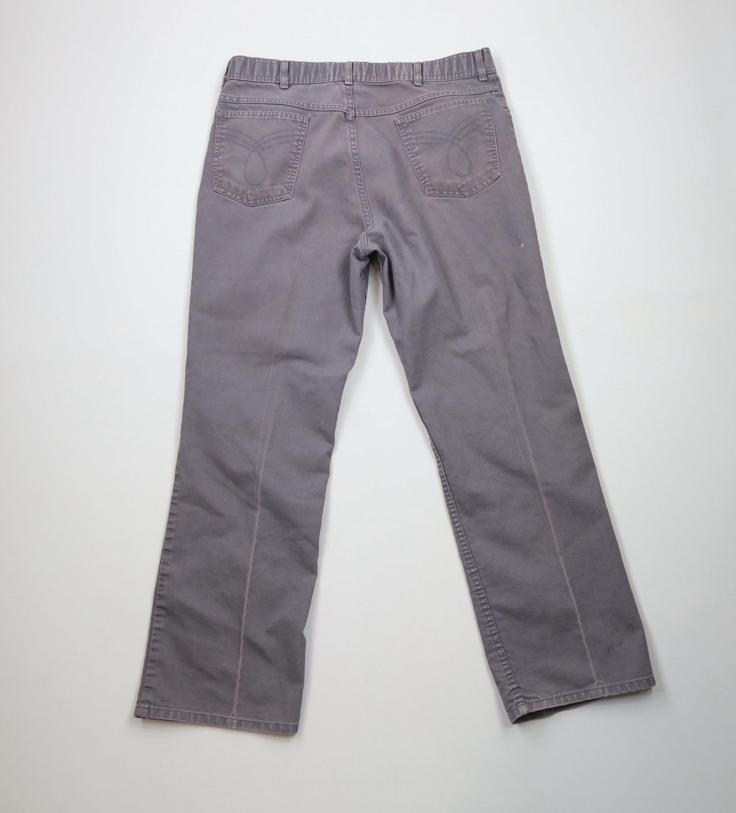 Vintage Vintage 90s Streetwear Canvas Flared Wide Leg Chino Pants Size US 36 / EU 52 - 12 Thumbnail