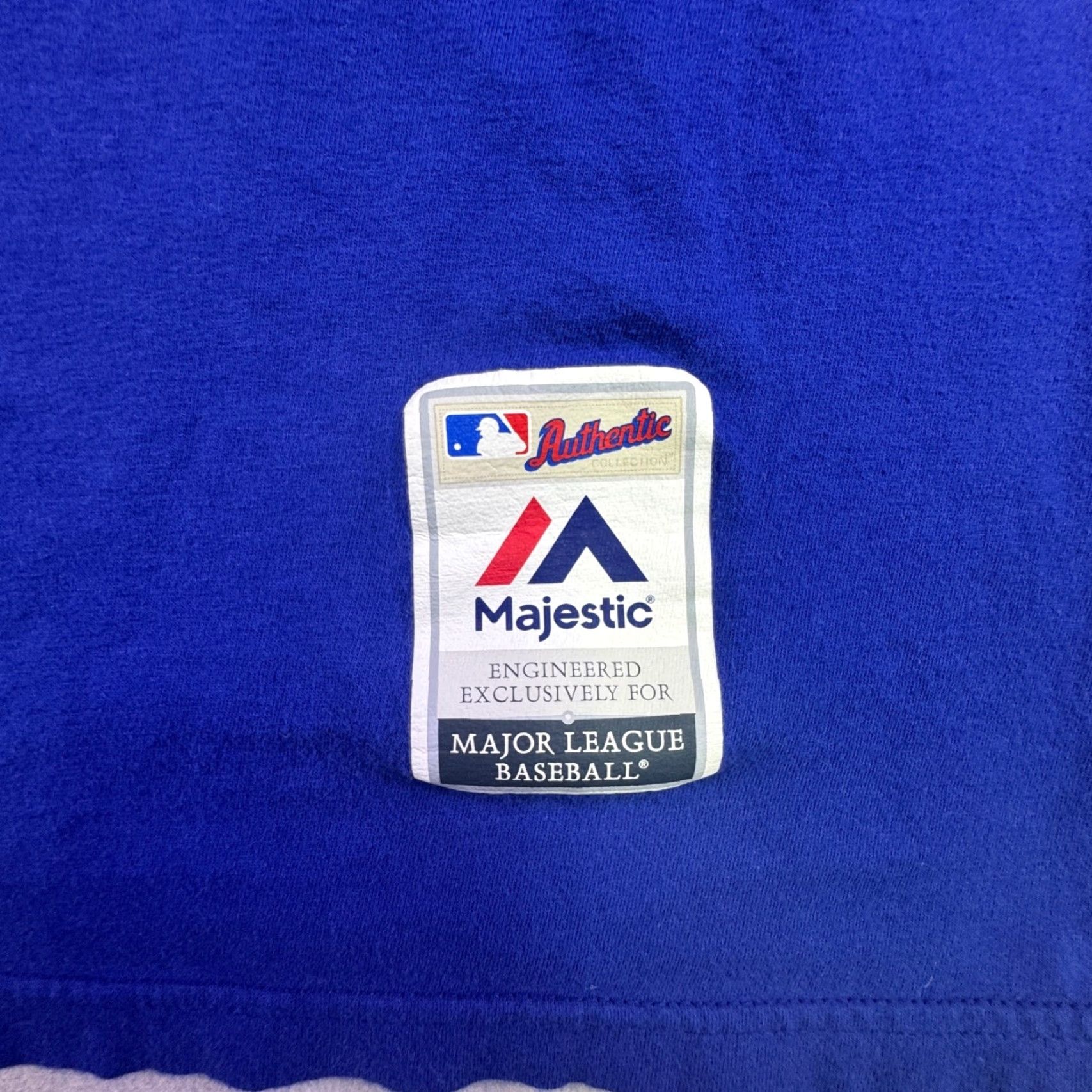 MLB Majestic Kansas City Royals MLB Authentic Collection Blue Graphic T-Shirt Mens L Size US L / EU 52-54 / 3 - 3 Thumbnail