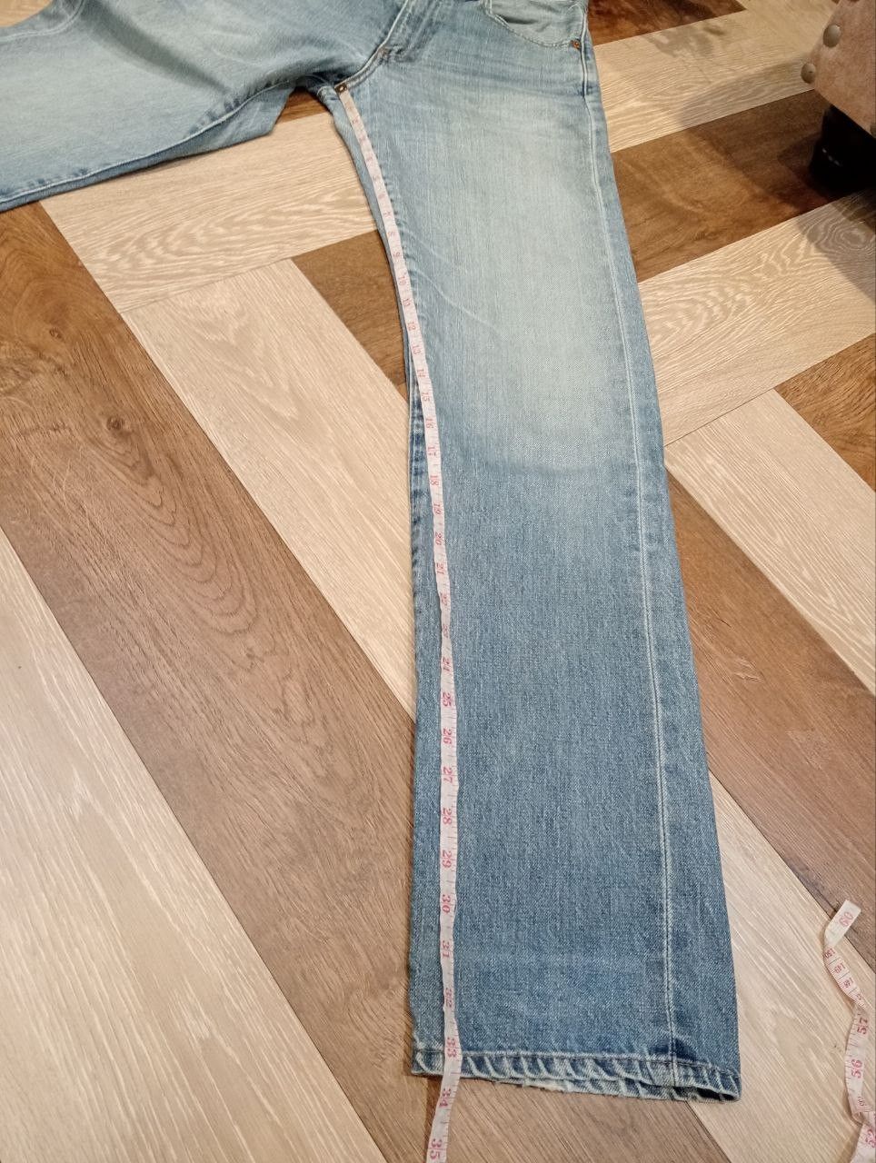 Levi's Vintage Clothing LEVI'S VINTAGE 502XX CAPITAL E SELVEDGE DENIM PANTS Size US 29 - 18 Thumbnail