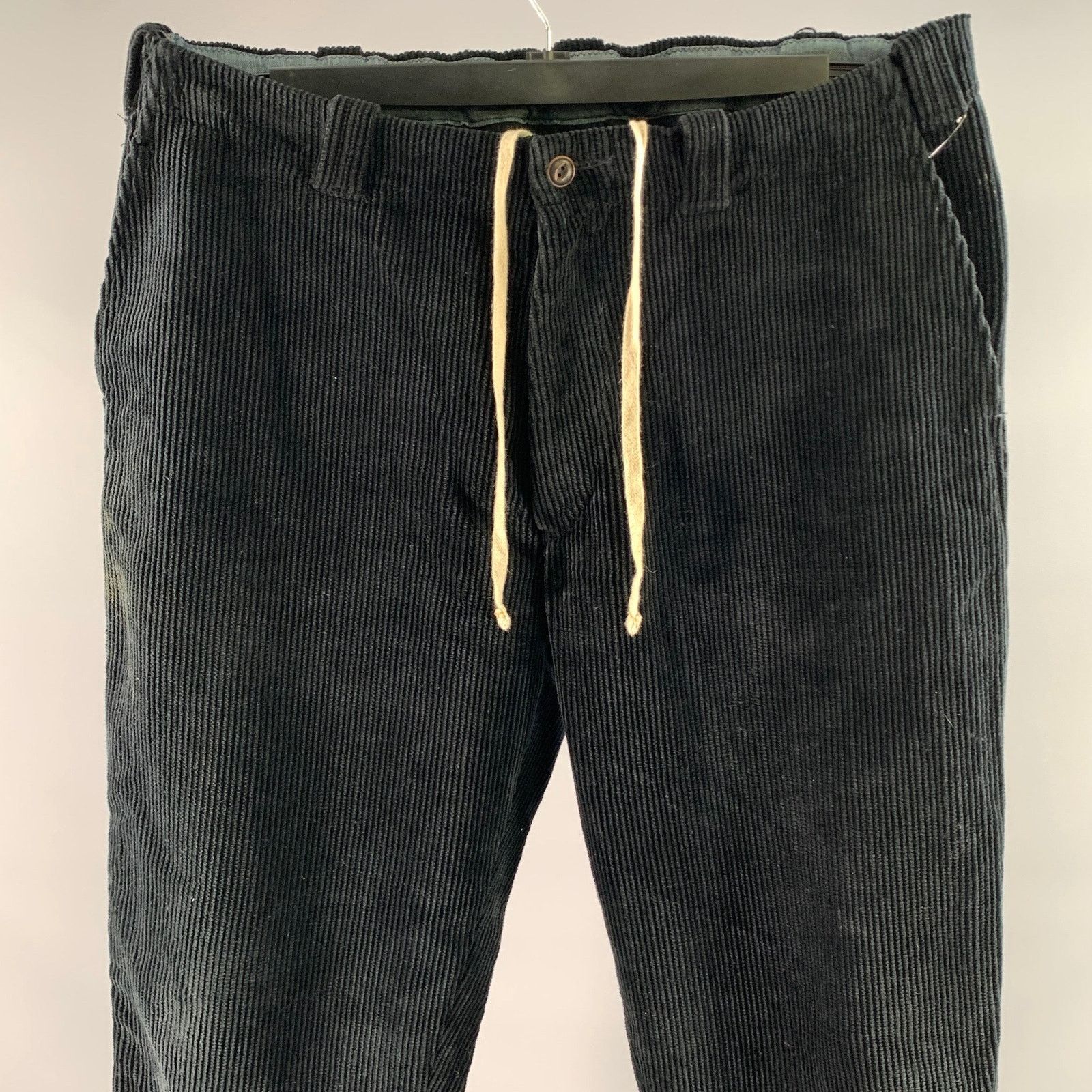 45rpm 45rpm Size L Navy Corduroy Cotton Pants Size US 34 / EU 50 - 2 Thumbnail