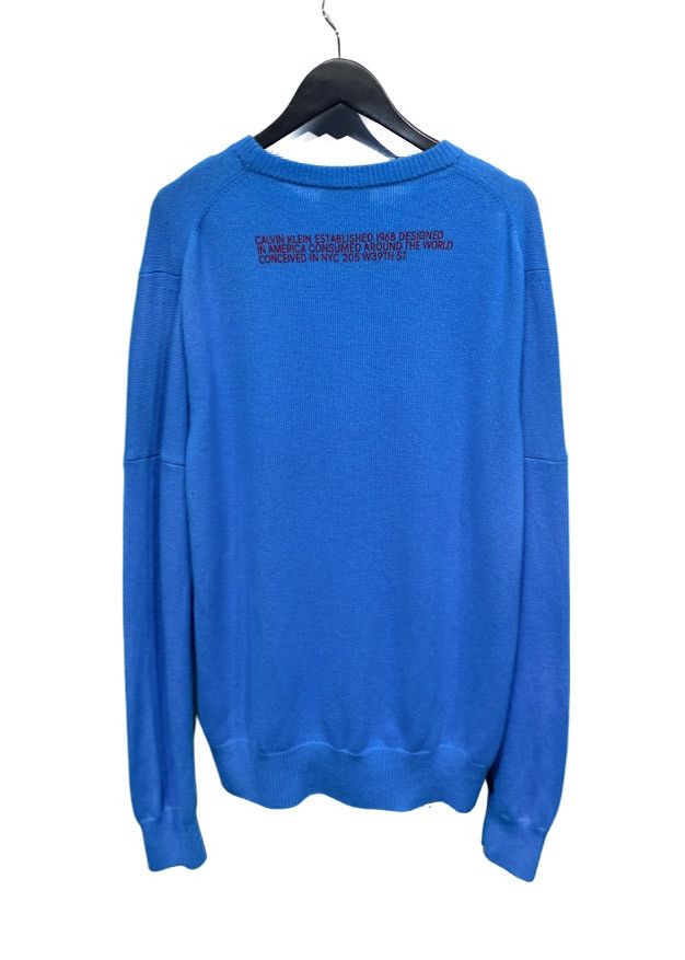 Calvin Klein 205W39NYC Calvin Klein 205W39NYC Blue Cashmere Sweater Size US L / EU 52-54 / 3 - 3 Thumbnail