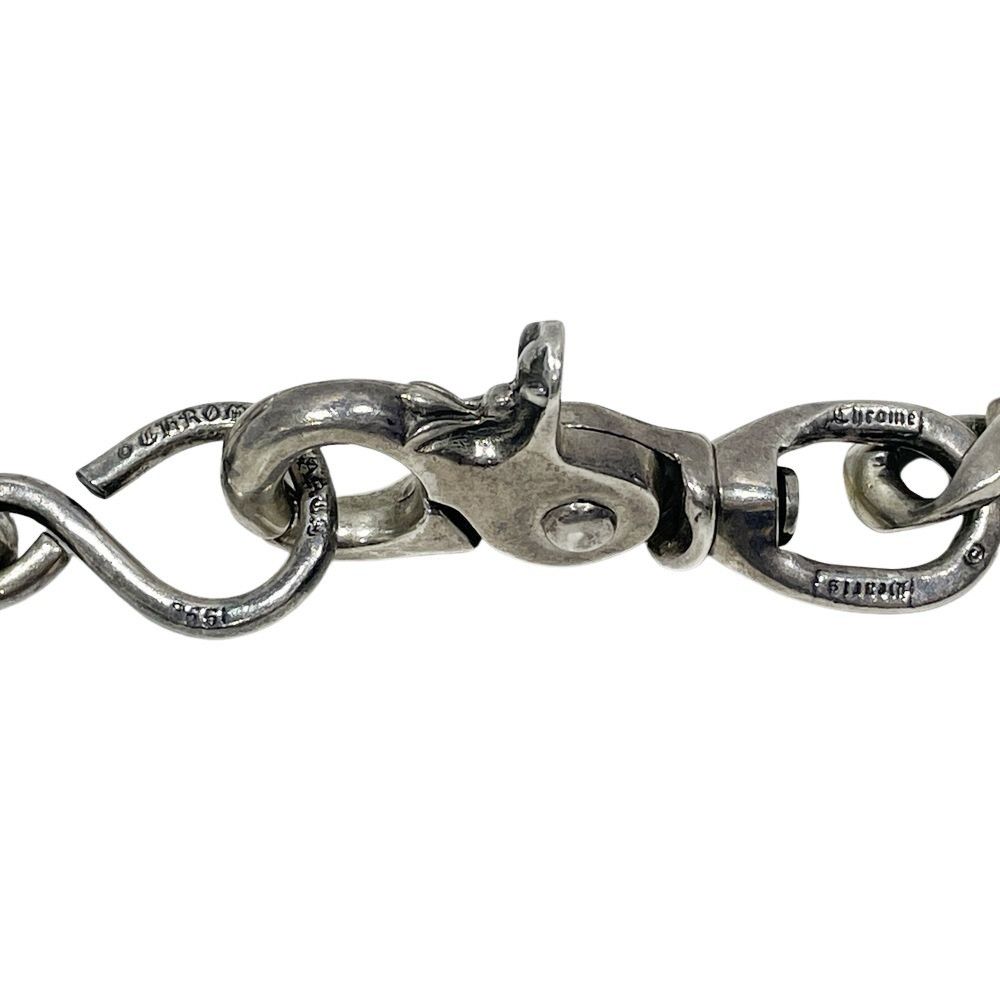 CHROME HEARTS Wallet Chain 1 Clip Short Classic Men's Silver