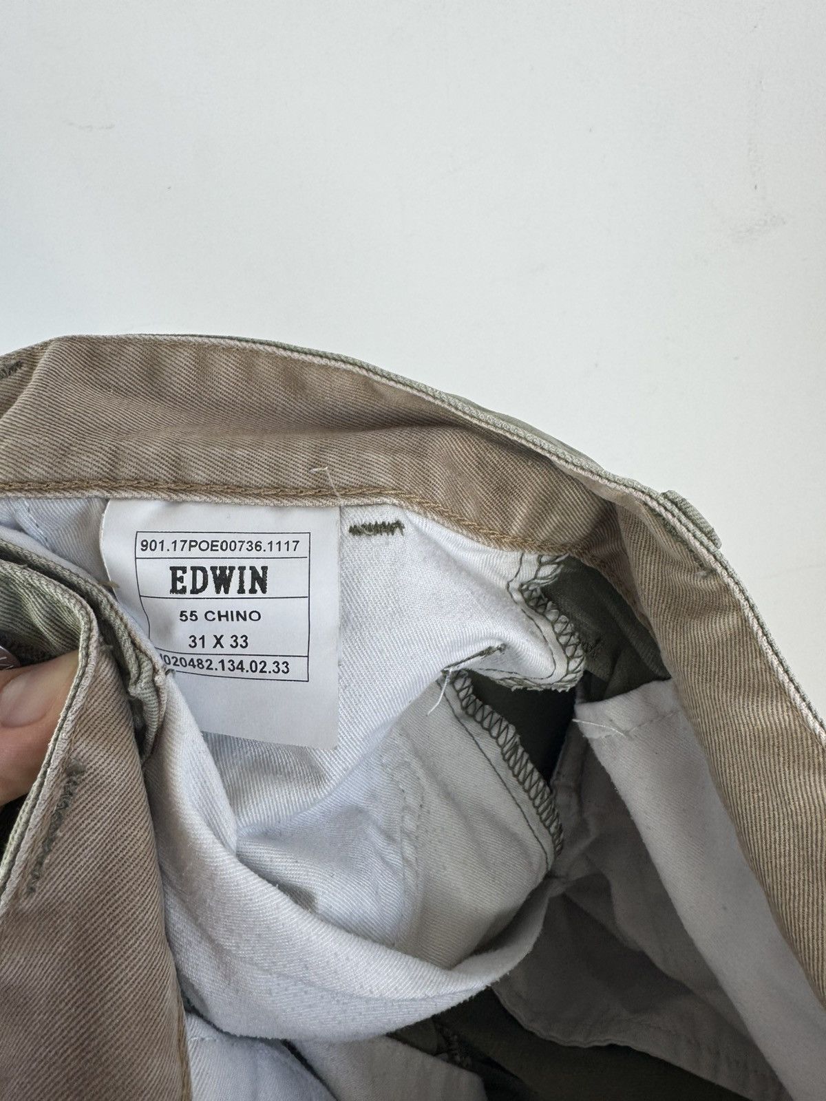 Edwin Edwin Chino Faded Japanese Style Pants Size US 31 - 7 Thumbnail