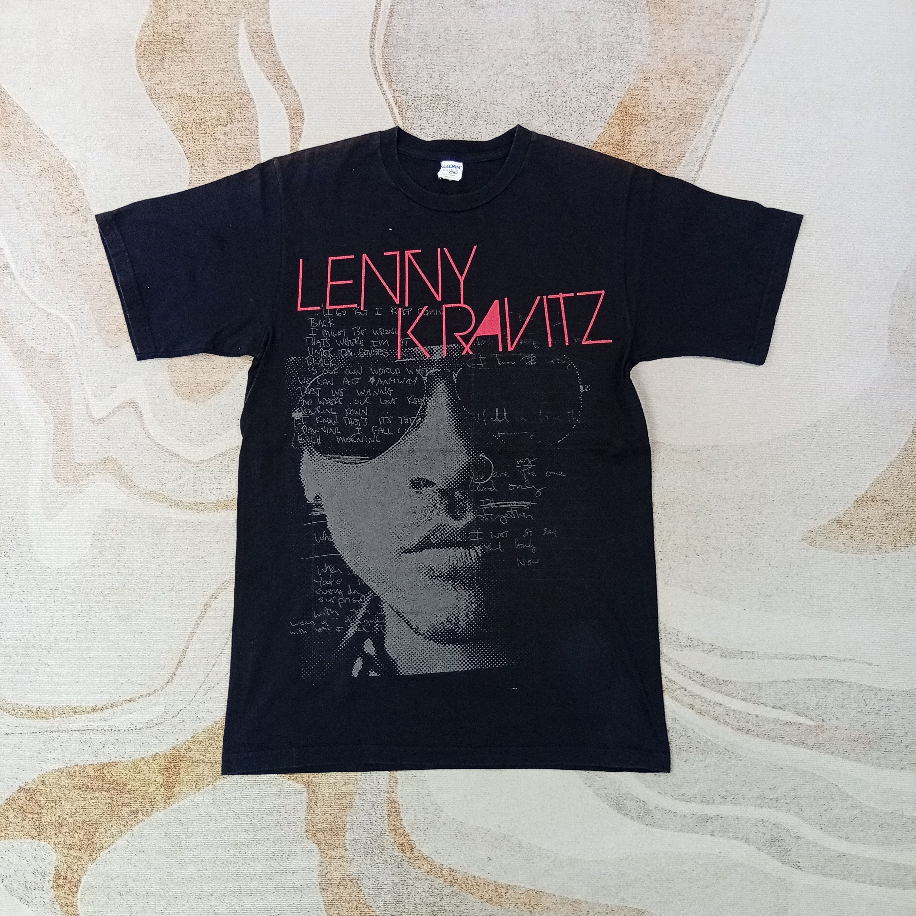 Lenny Kravitz Black and White Tour Tshirt C259N60