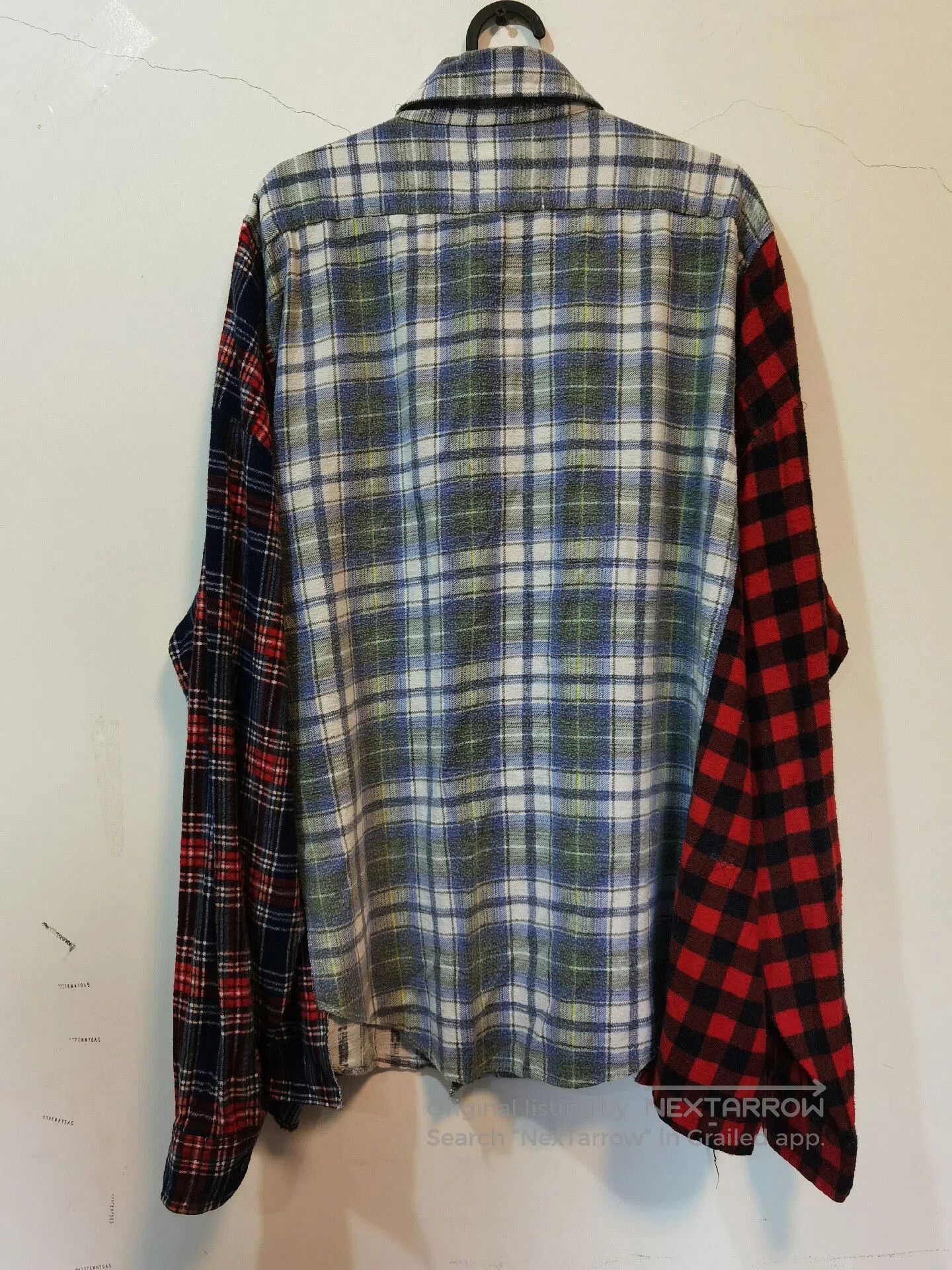Takahiromiyashita The Soloist. vintage patchwork flannel long sleeve shirt. Size US XXL / EU 58 / 5 - 2 Thumbnail