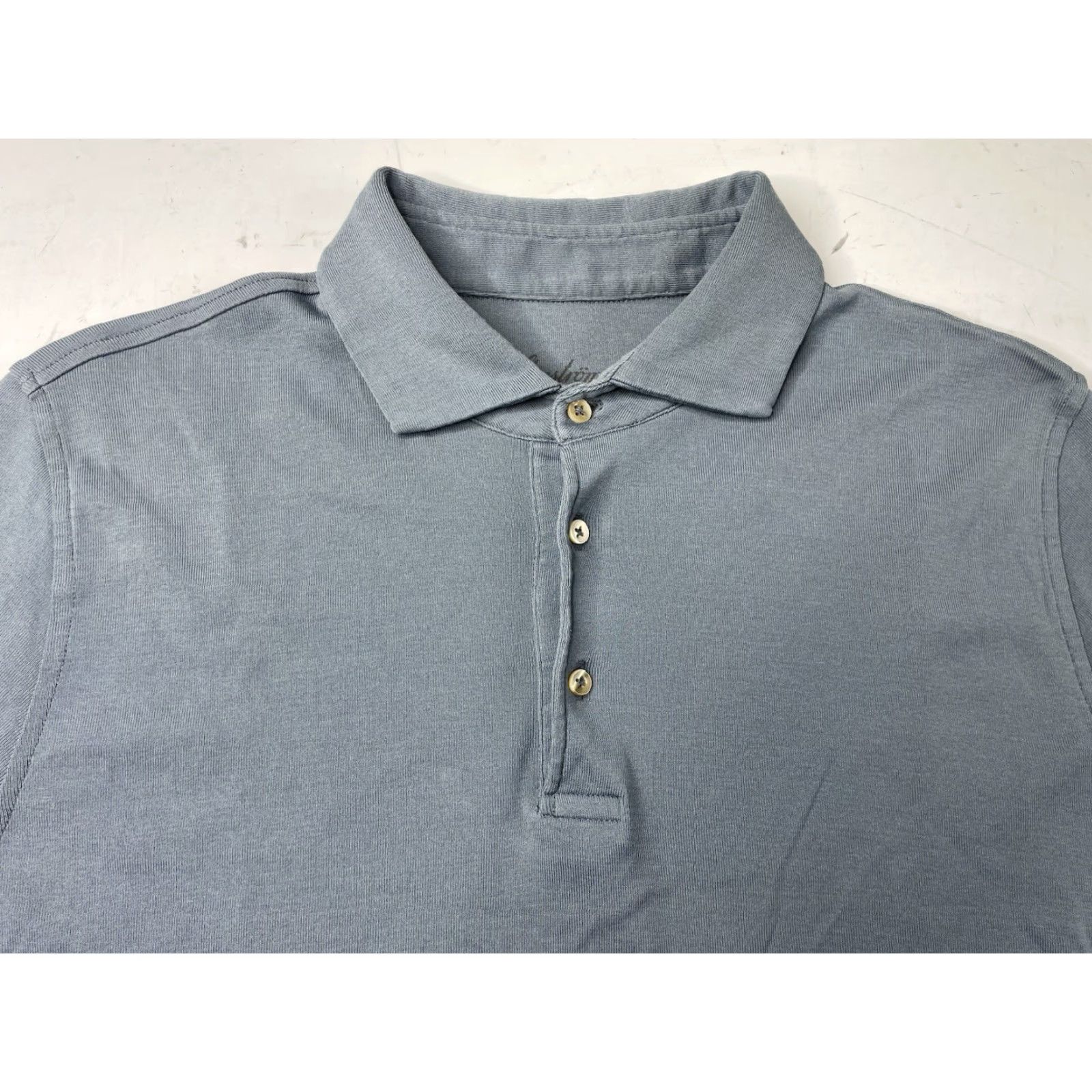Vintage Stenstroms Polo Shirt Men’s Size 2XL Slim Fit Blue Slimming Regular Fit Size US XXL / EU 58 / 5 - 2 Thumbnail