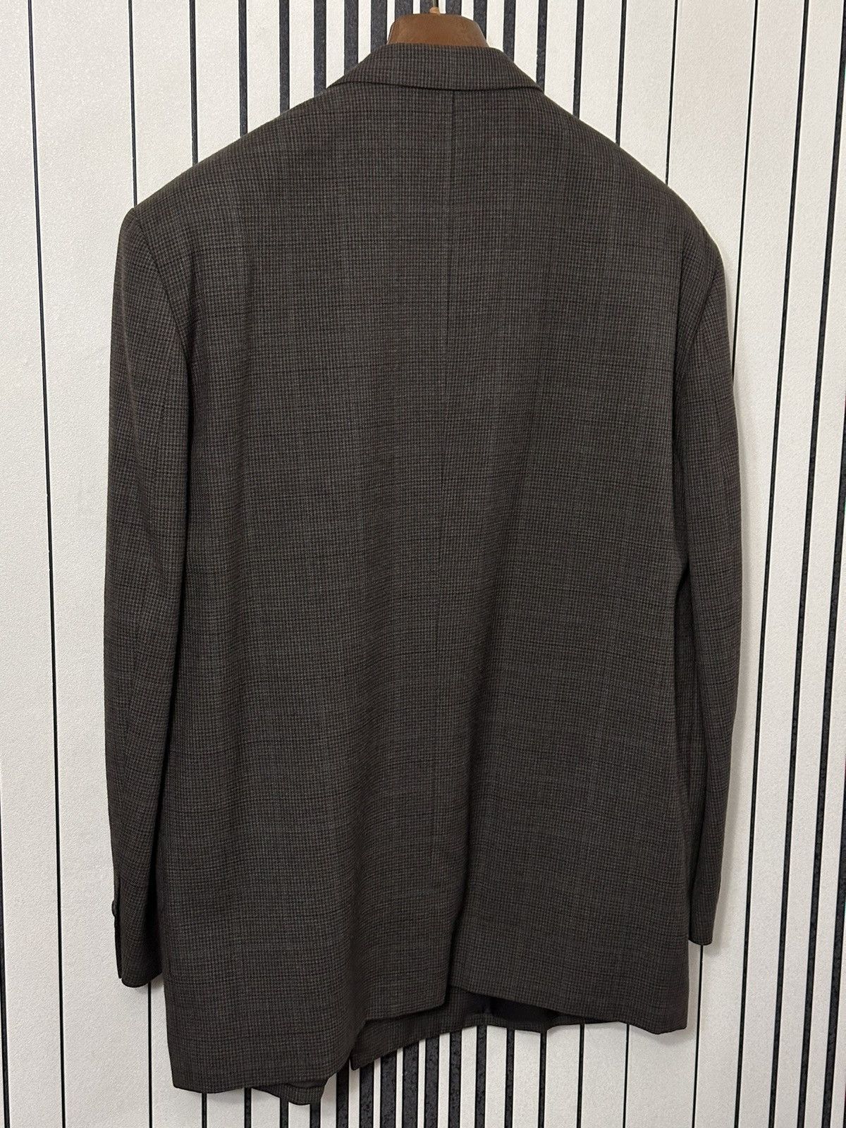 Comme des Garcons A/W89 Comme des Garcons Plaid Brown/Gray Luxury Wool Suit Size 48R - 6 Thumbnail