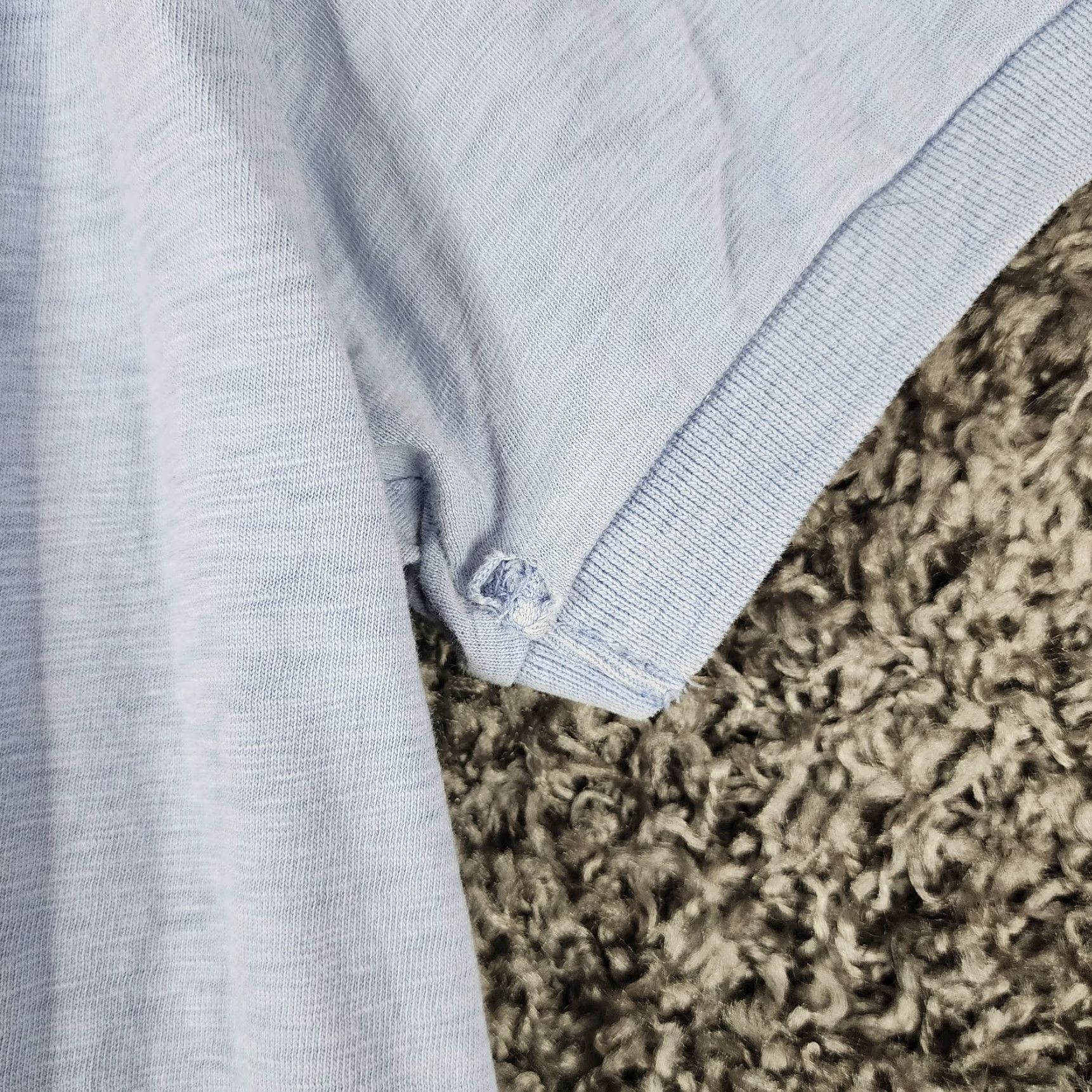 J.Crew J.CREW Light Blue Cotton Polo Shirt Mens Short Sleeve Size L Size US L / EU 52-54 / 3 - 7 Thumbnail